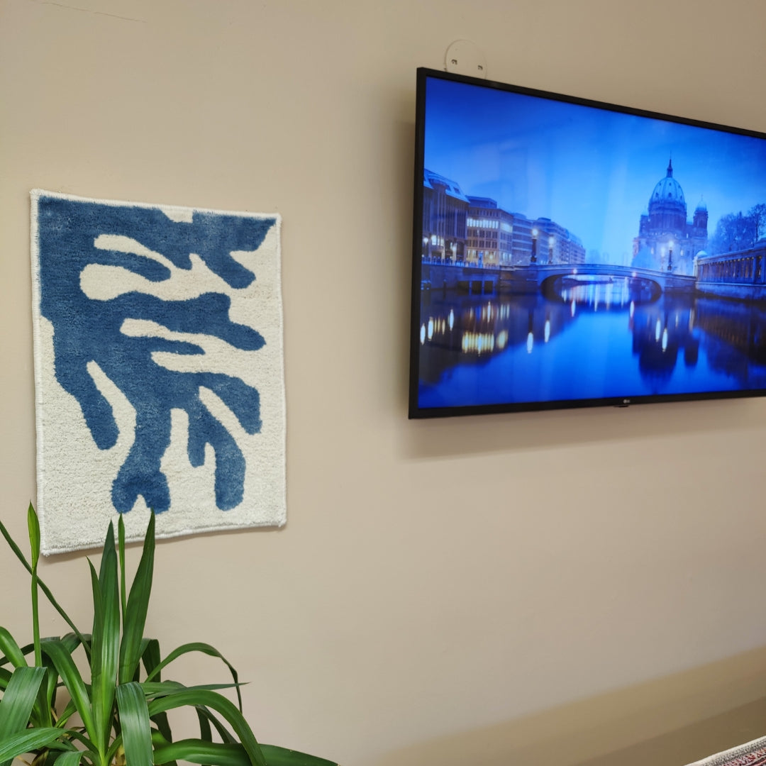 Koralli seinäryijy 45x65cm.