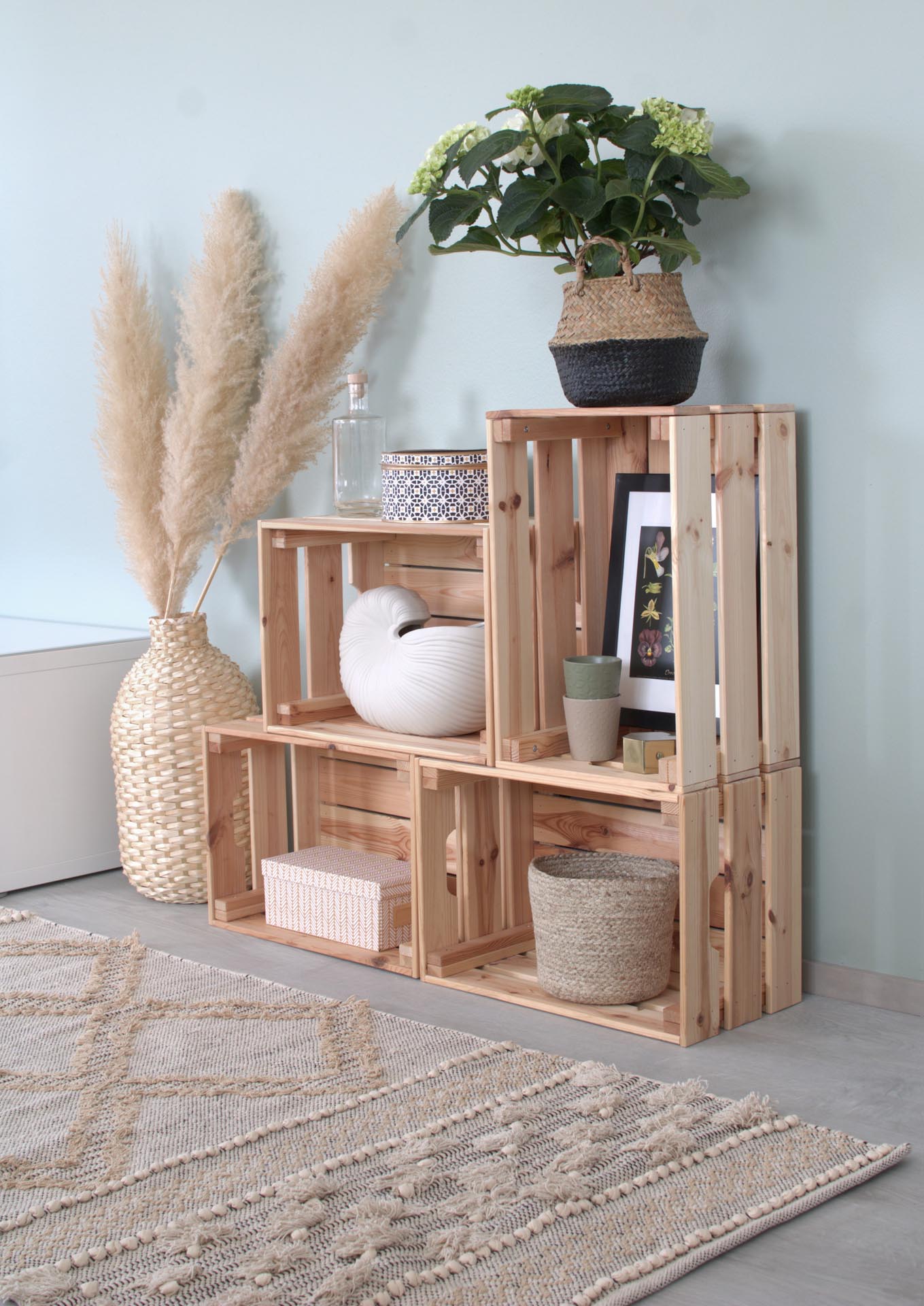 Korsi puuvillamatto - pellava.