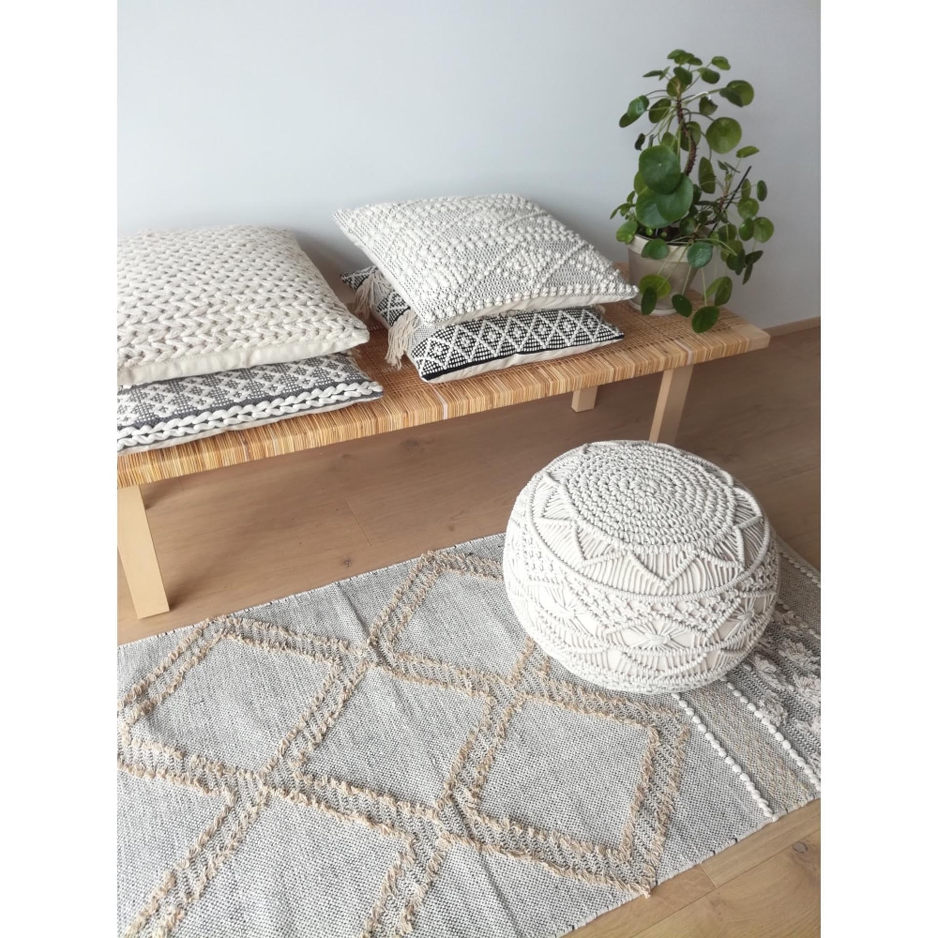 Korsi puuvillamatto - pellava.