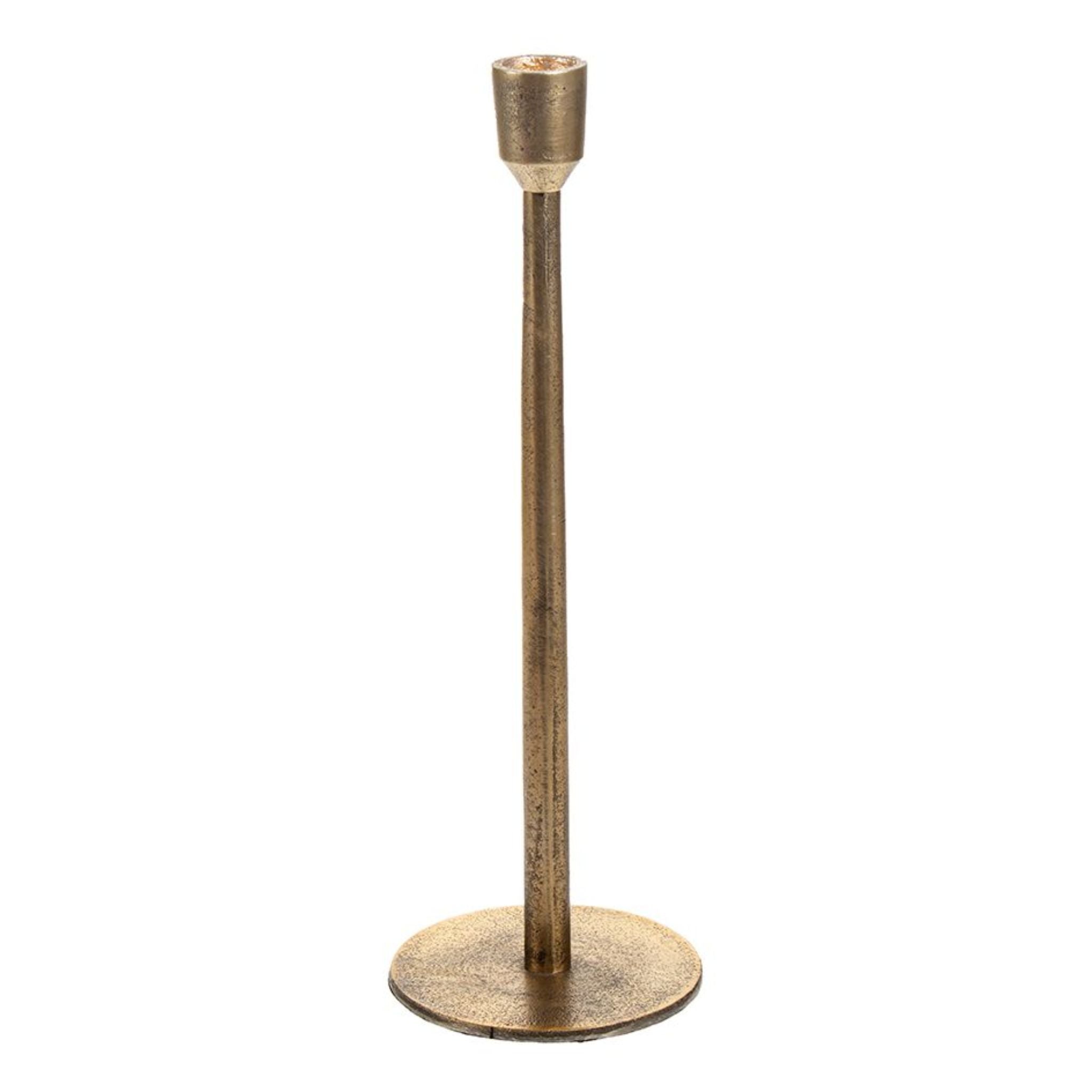 Kynttilänjalka 30cm kulta DELIA.