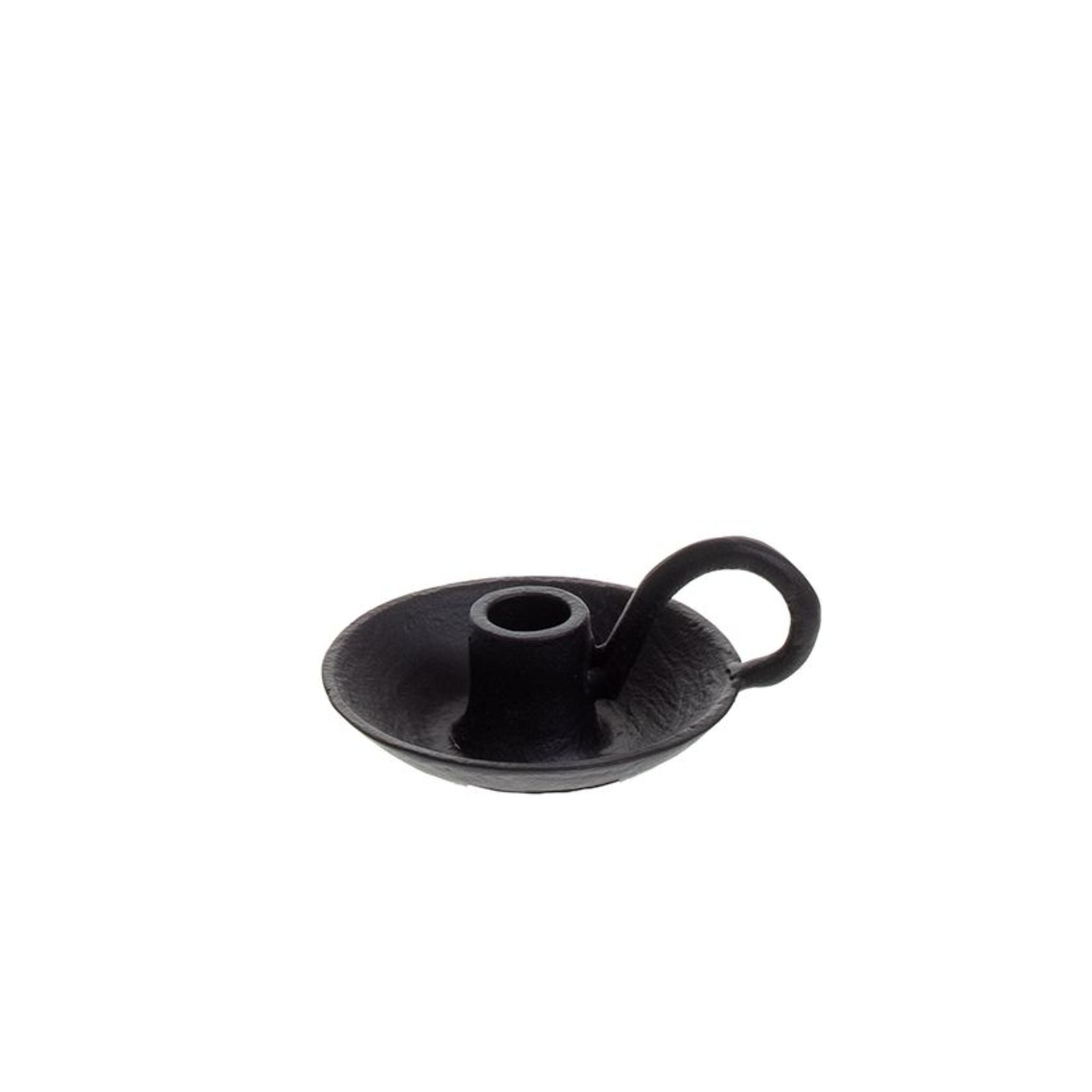 Kynttilänjalka musta THEO.