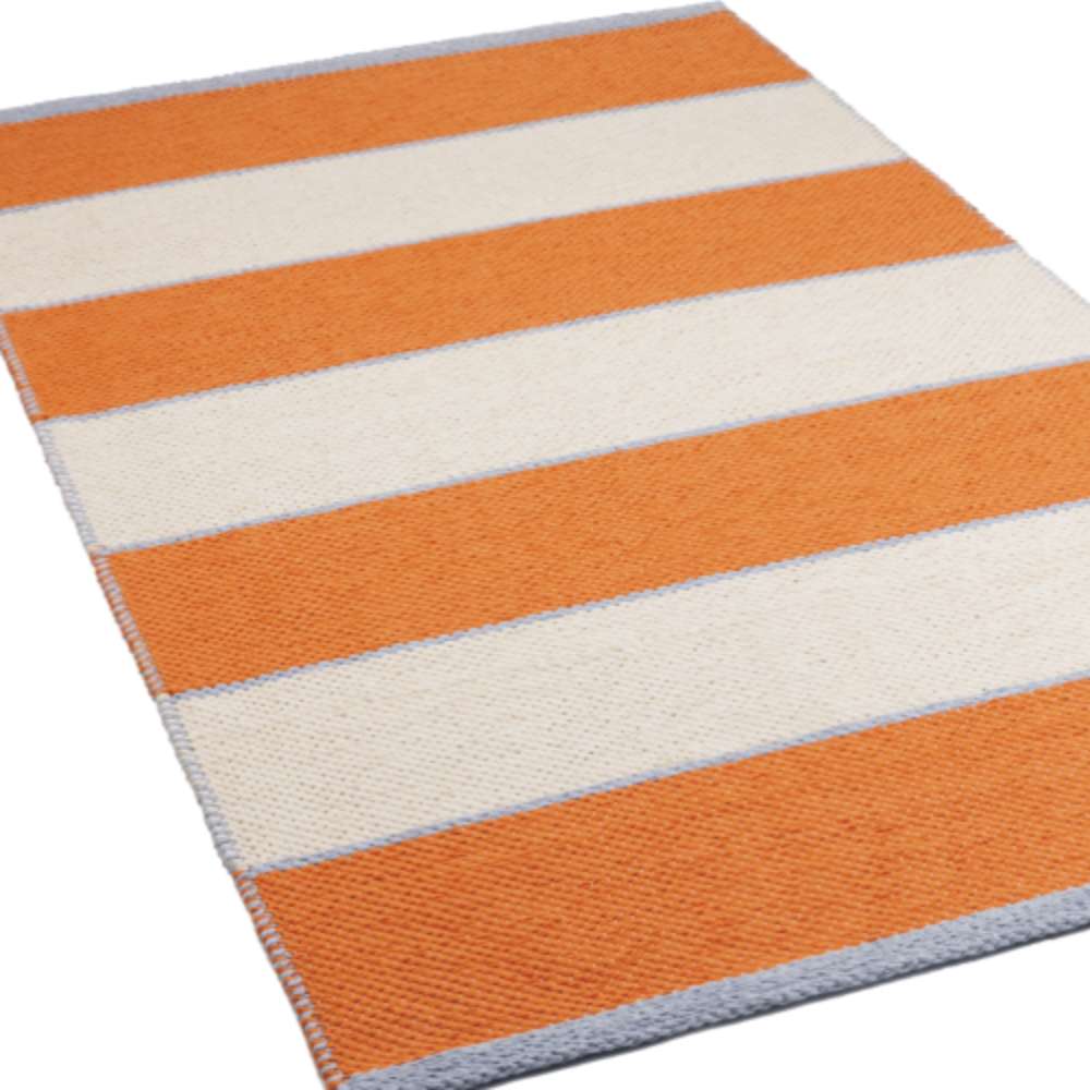 LAURA puuvillamatto - oranssi.