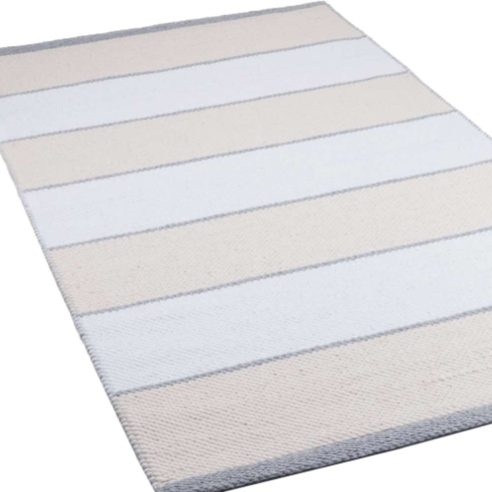 LAURA puuvillamatto - vaaleansininen.