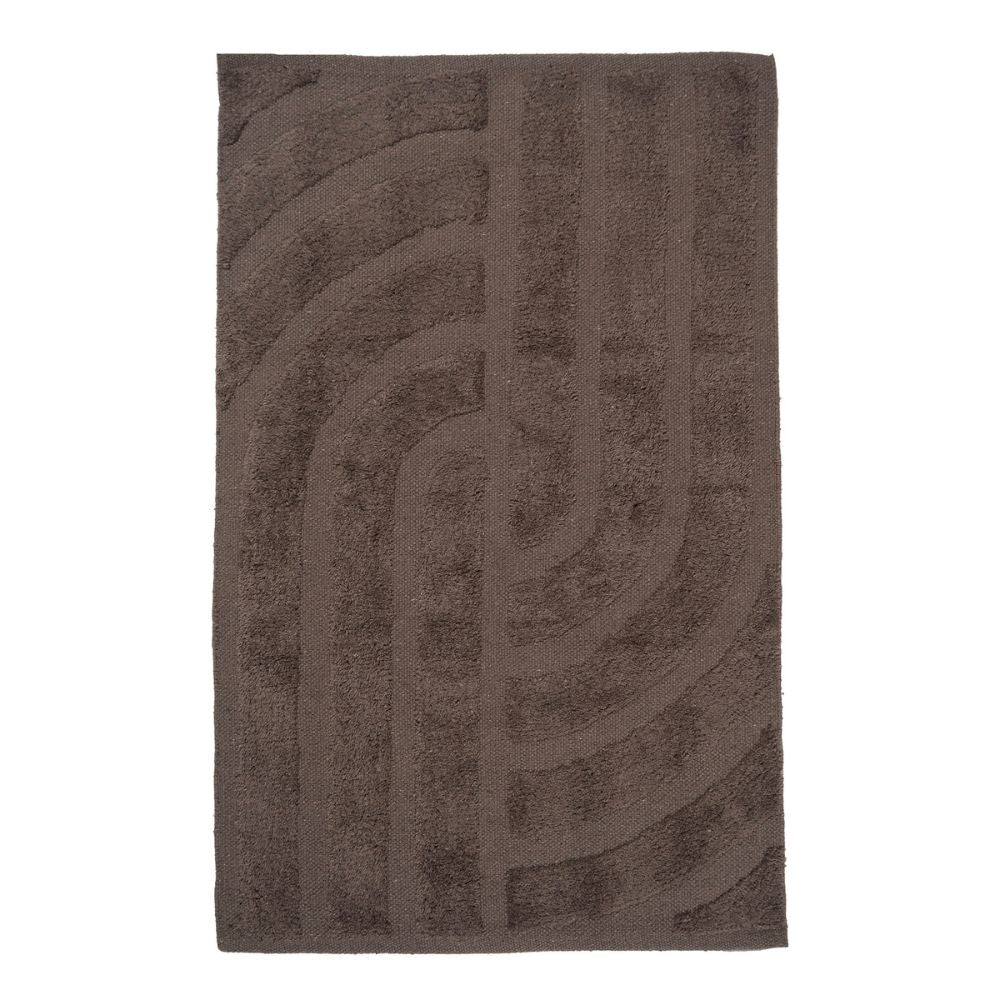 Laine kylpyhuonematto - ruskea.