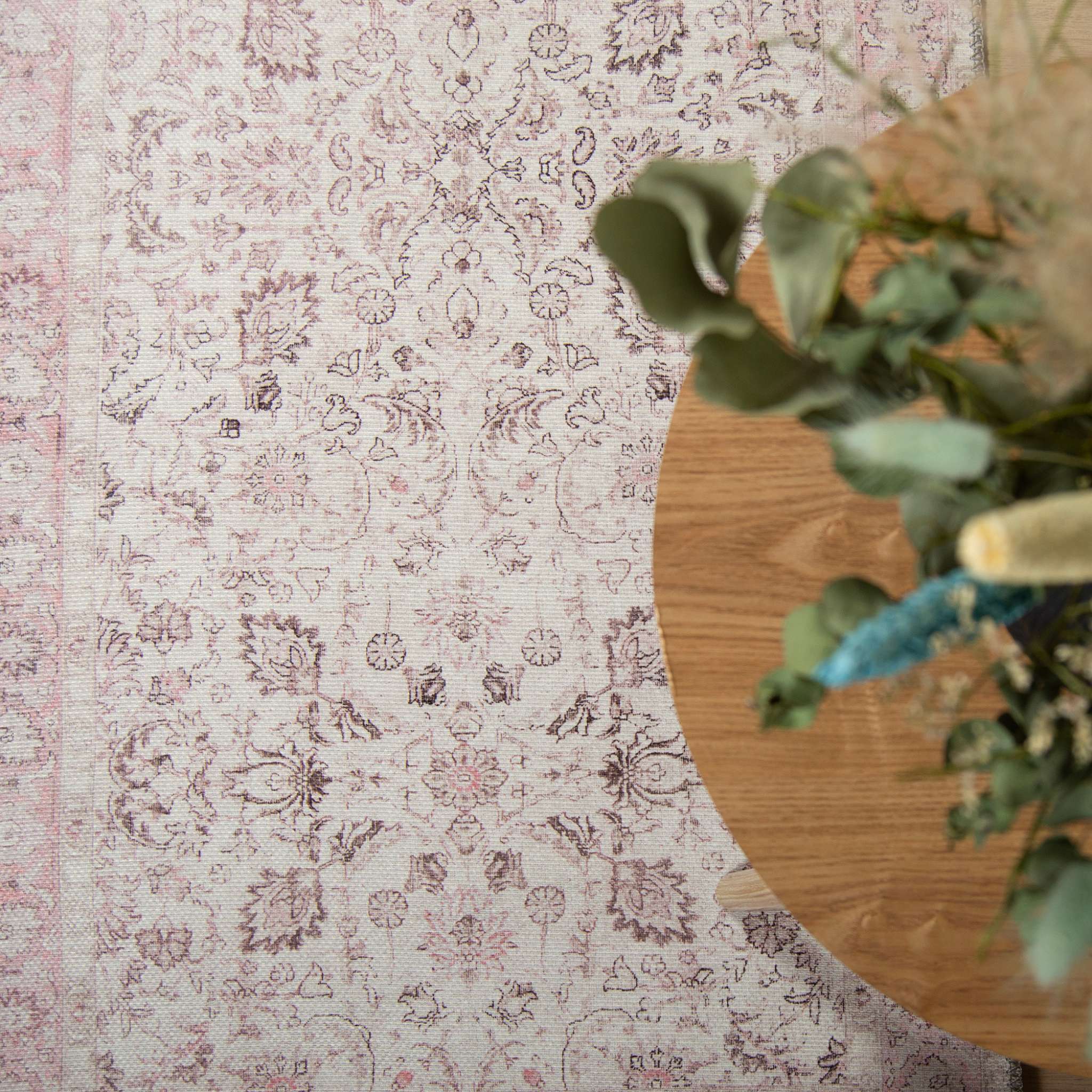 Layla itämainen matto Rulla - roosa