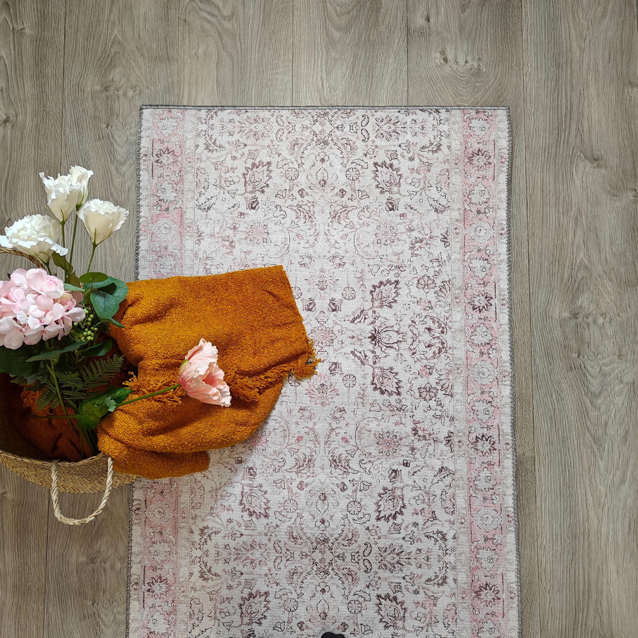 Layla itämainen matto Rulla - roosa