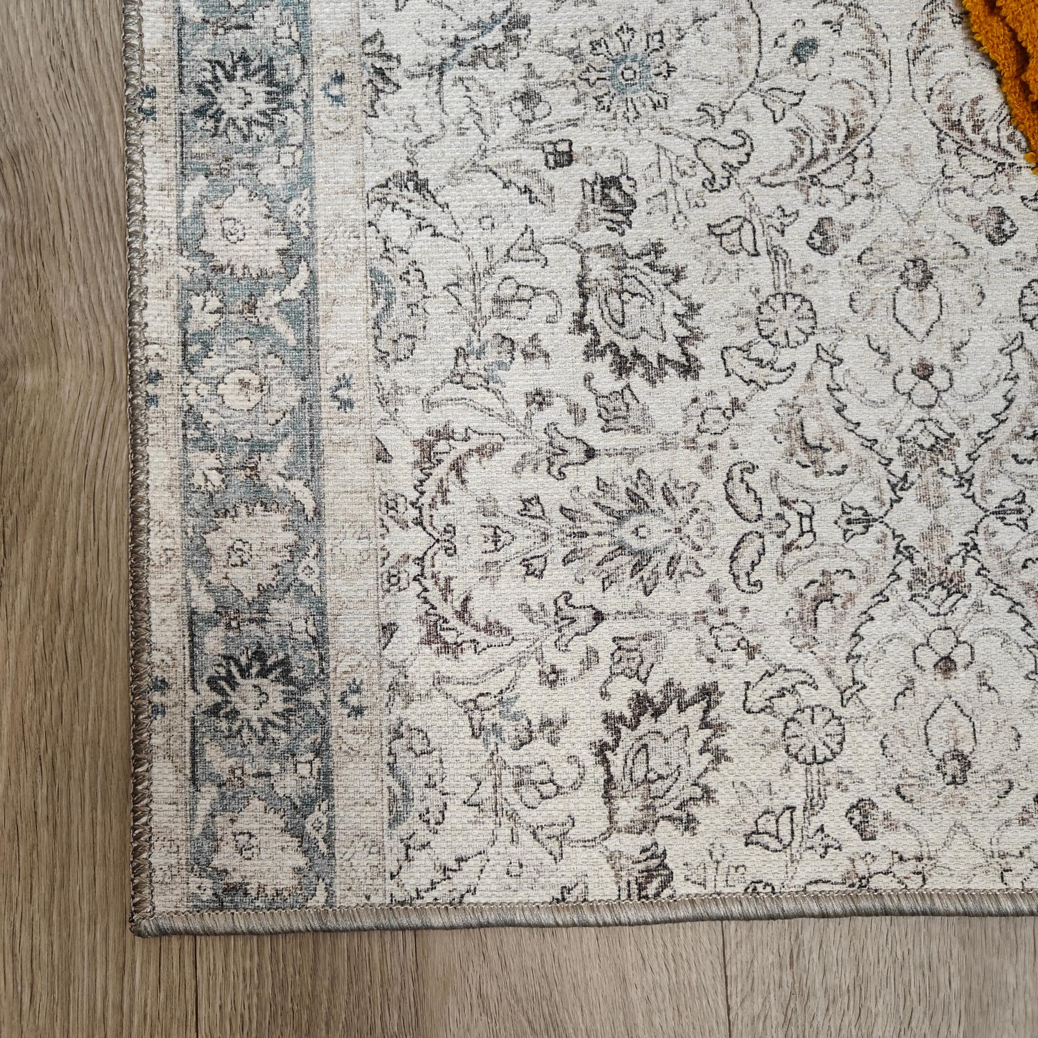 Layla itämainen matto Rulla - siniharmaa