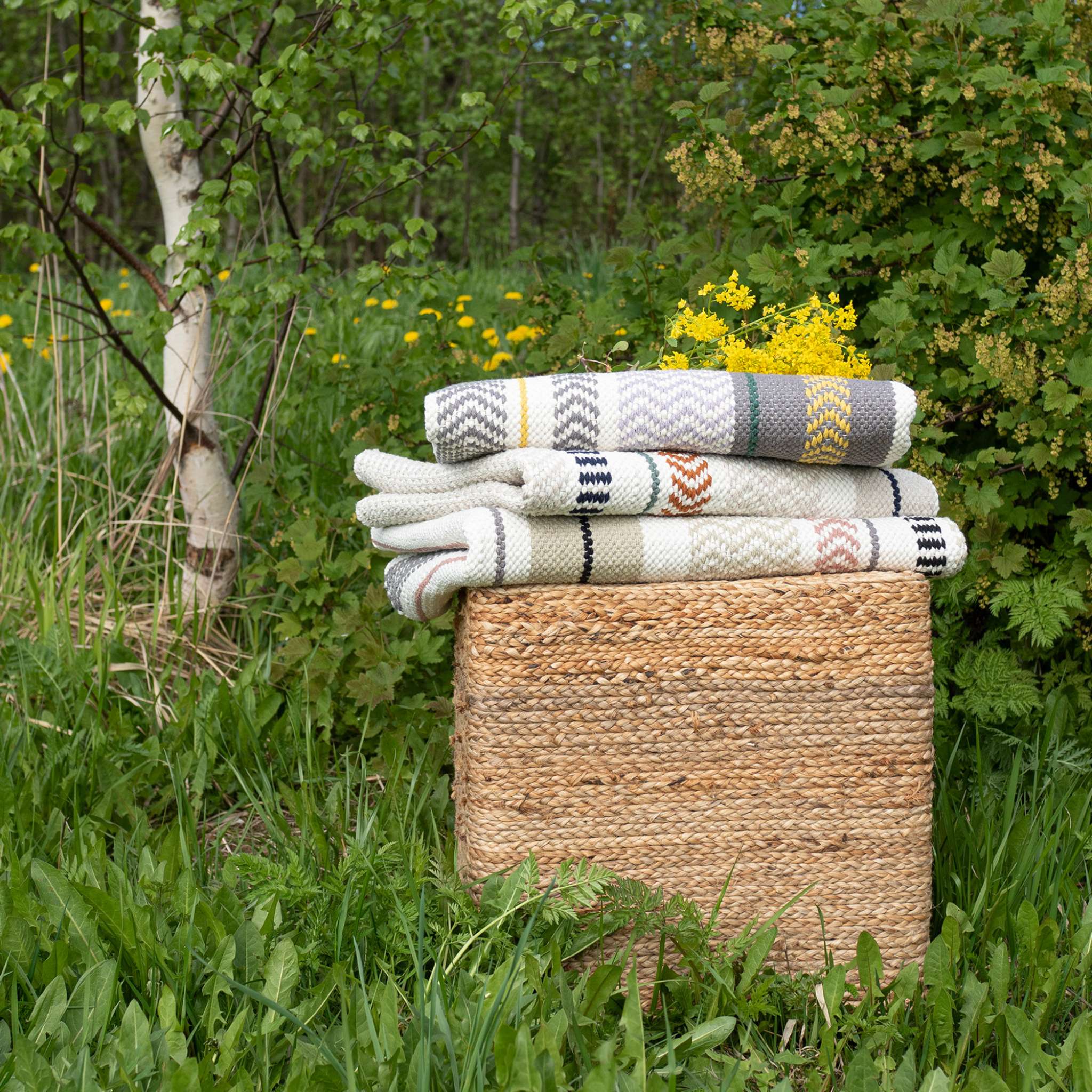 Leimu-keinutuolimatto - vaaleanvihreä.