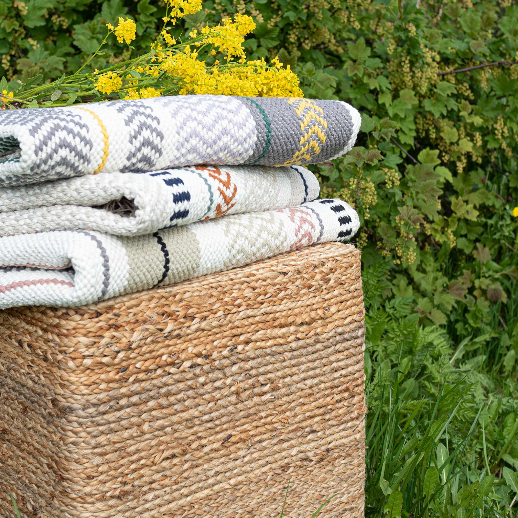 Leimu-keinutuolimatto - vaaleanvihreä.