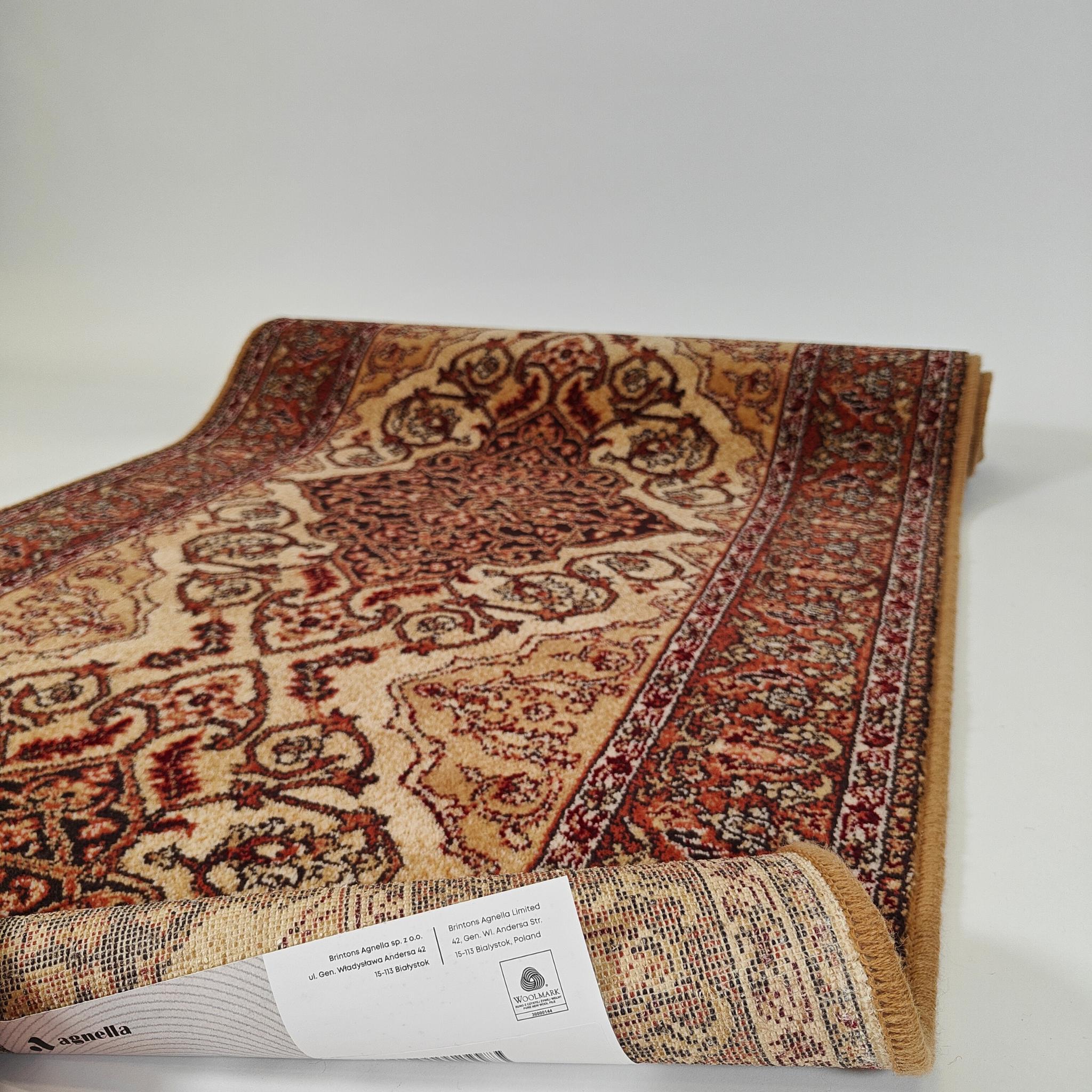 Leyla itämainen villamatto rulla - amber