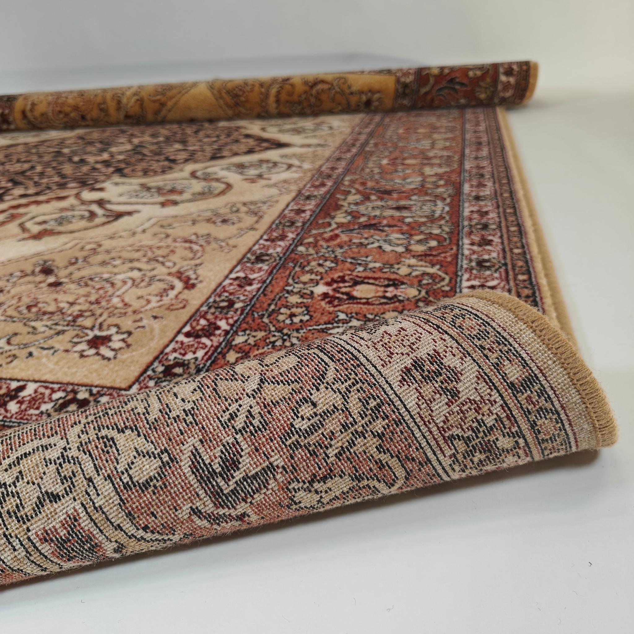 Leyla itämainen villamatto - amber