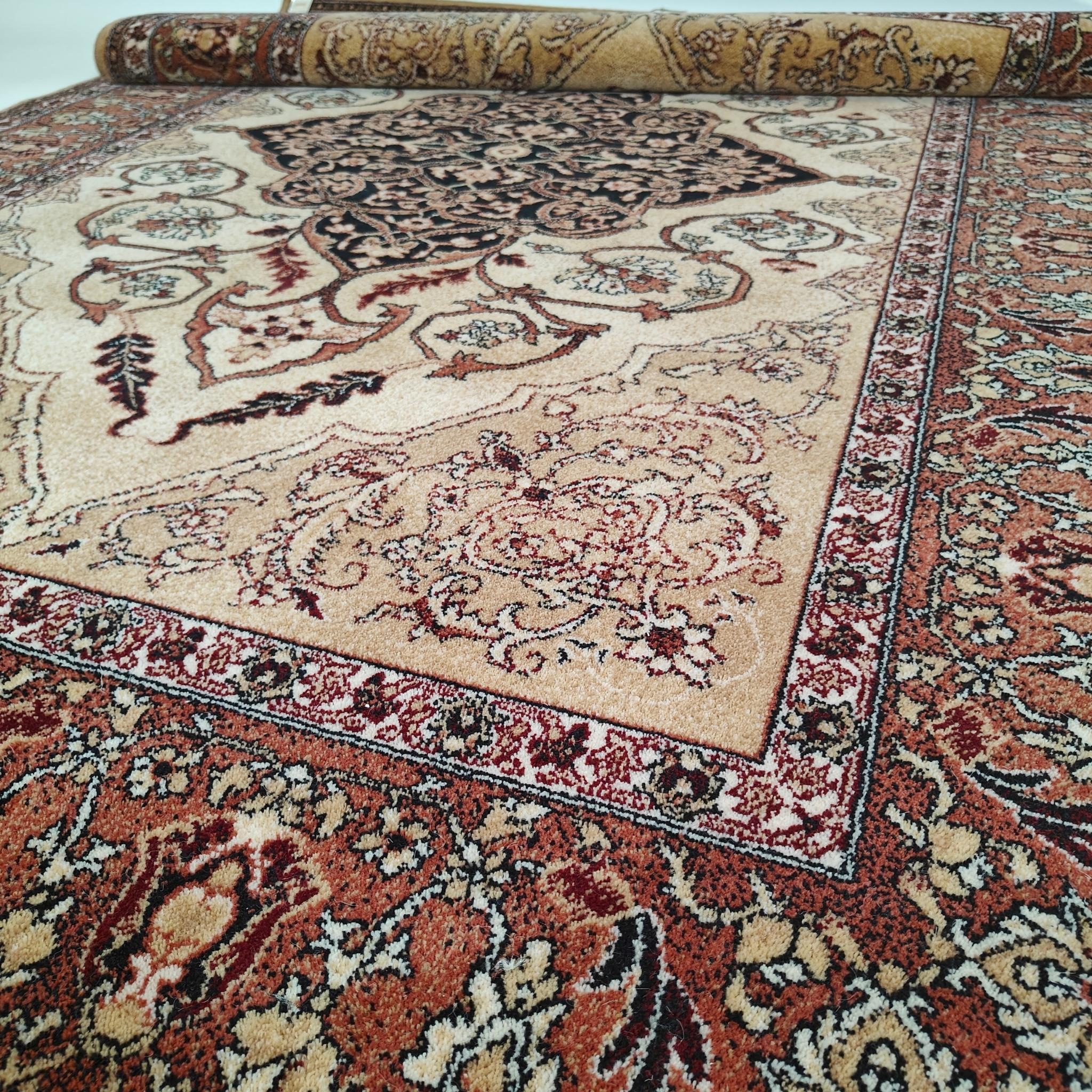 Leyla itämainen villamatto - amber