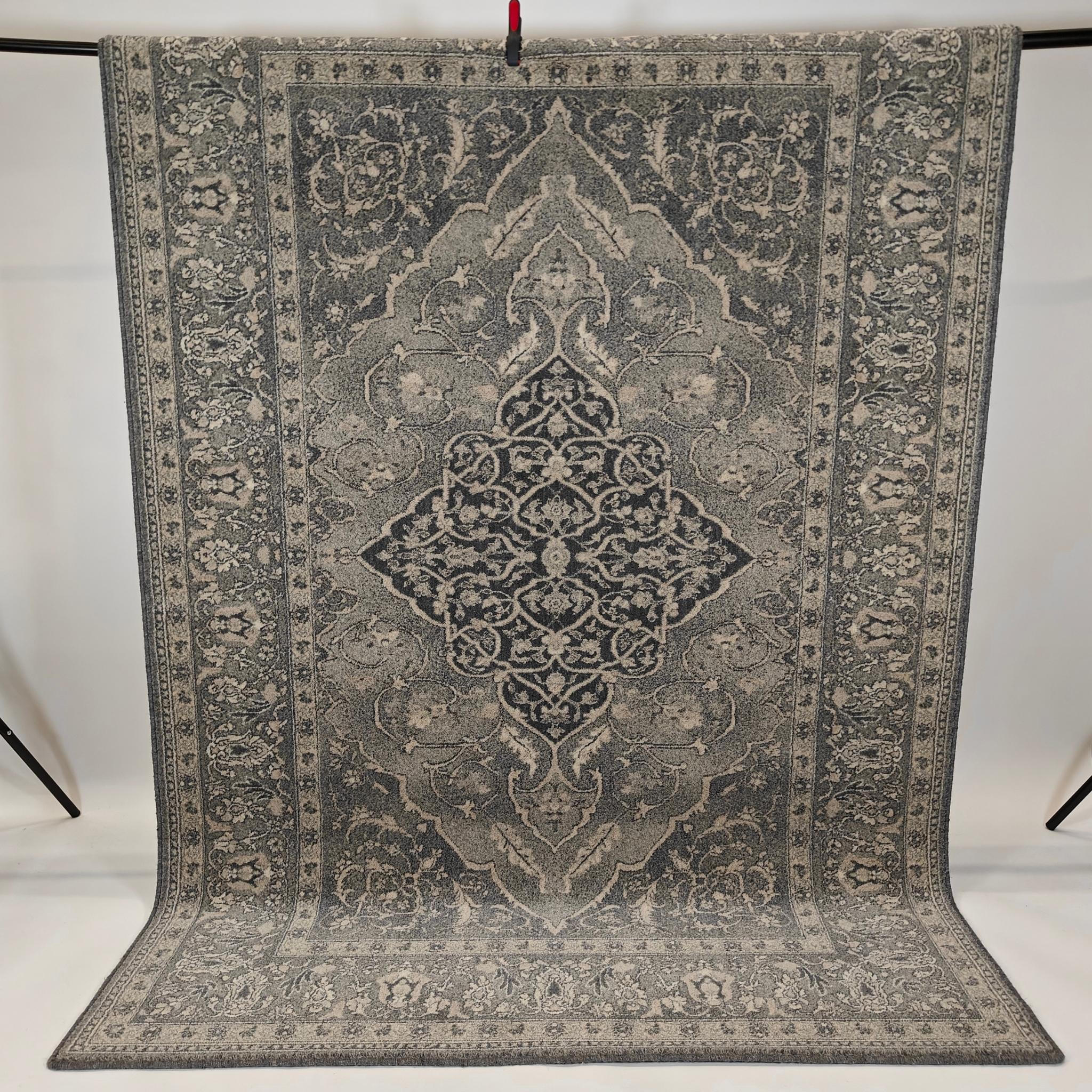 Leyla Wool rug - dark gray