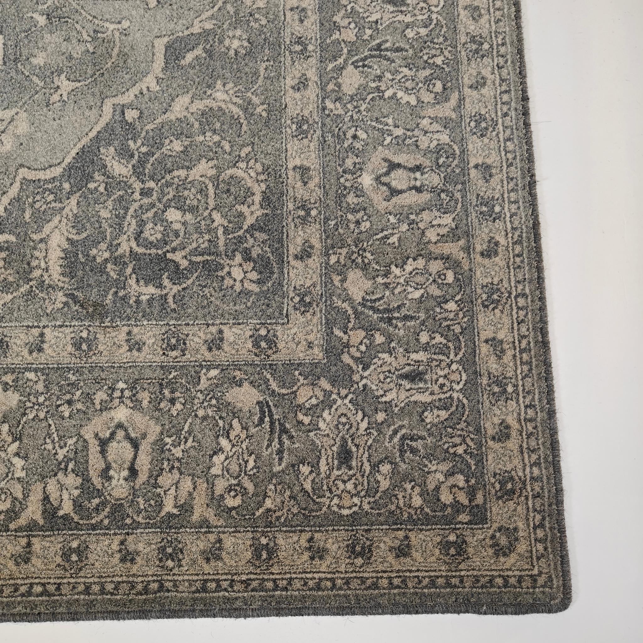 Leyla Wool rug - dark gray