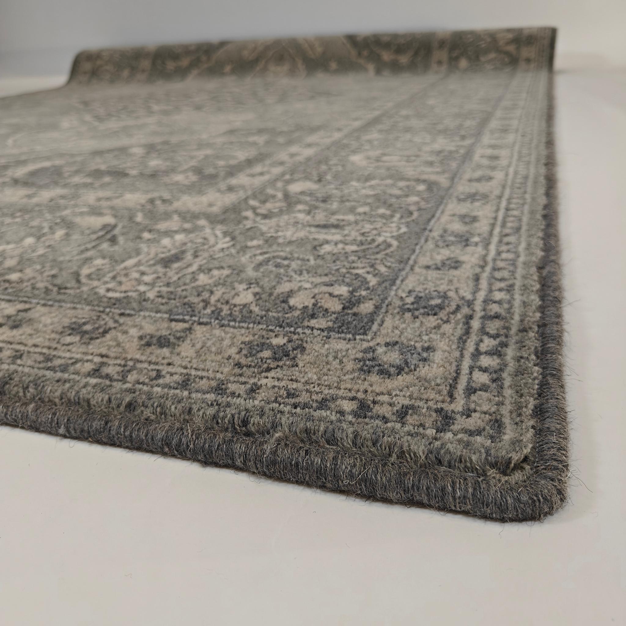 Leyla Wool rug - dark gray