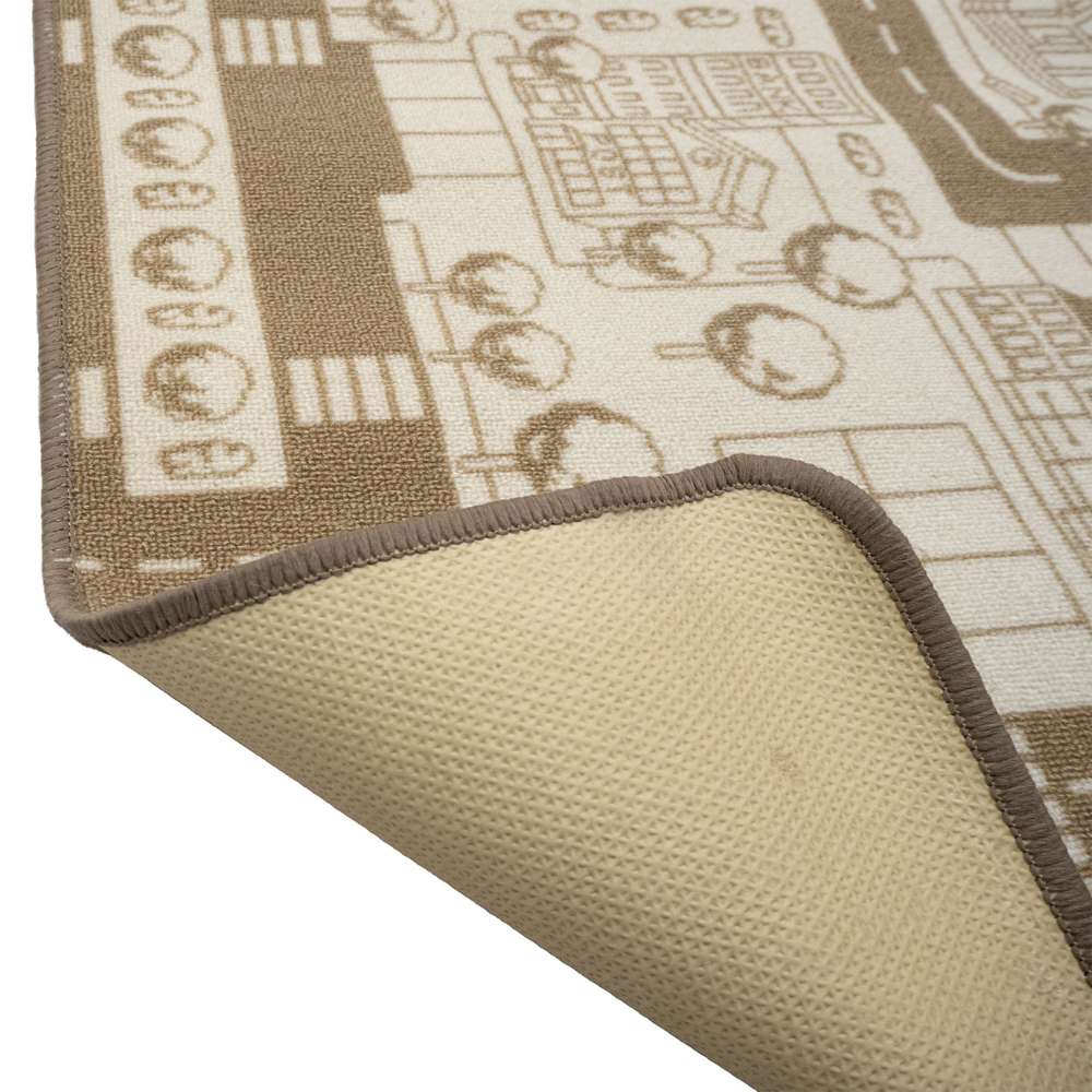 Liikennematto - beige.