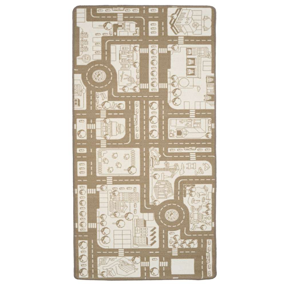 Liikennematto - beige.