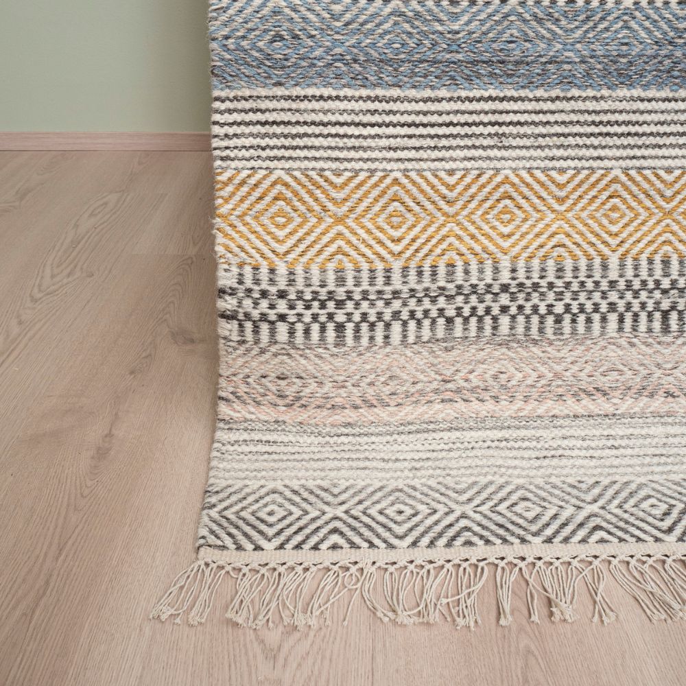 Linnea villamatto - värikäs.