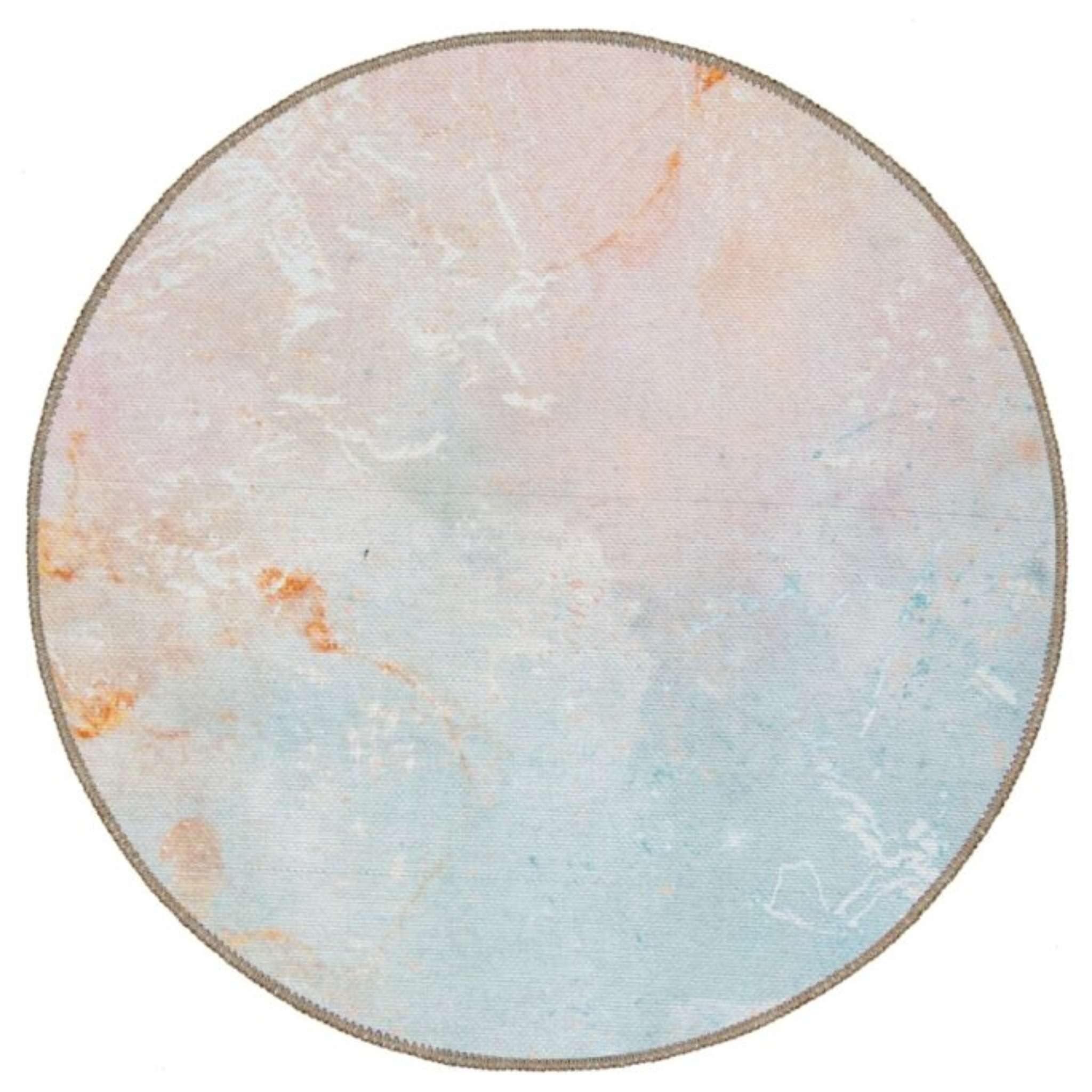 Lilie sileäksi kudottu matto - pastelli