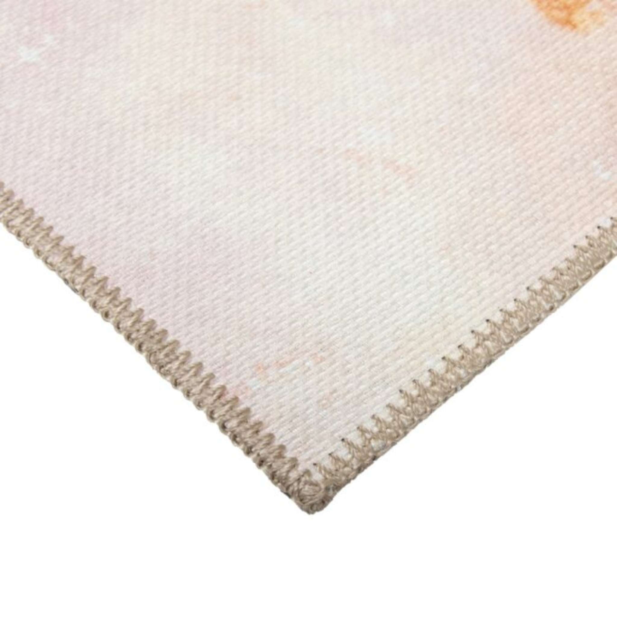 Lilie sileäksi kudottu matto - pastelli