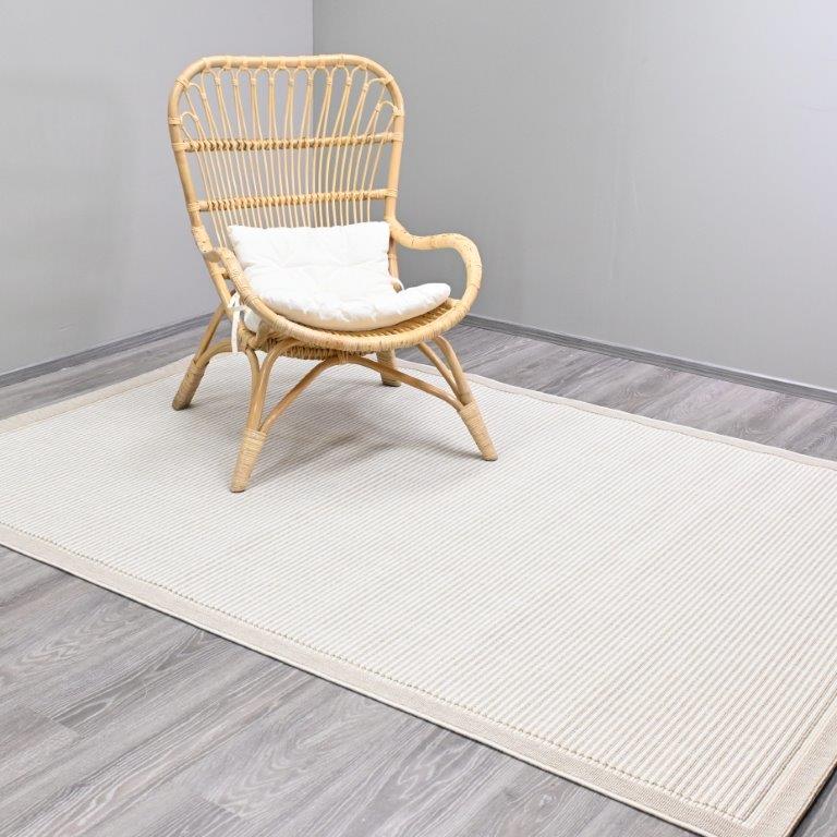 Lumme sileäksi kudottu matto - beige.