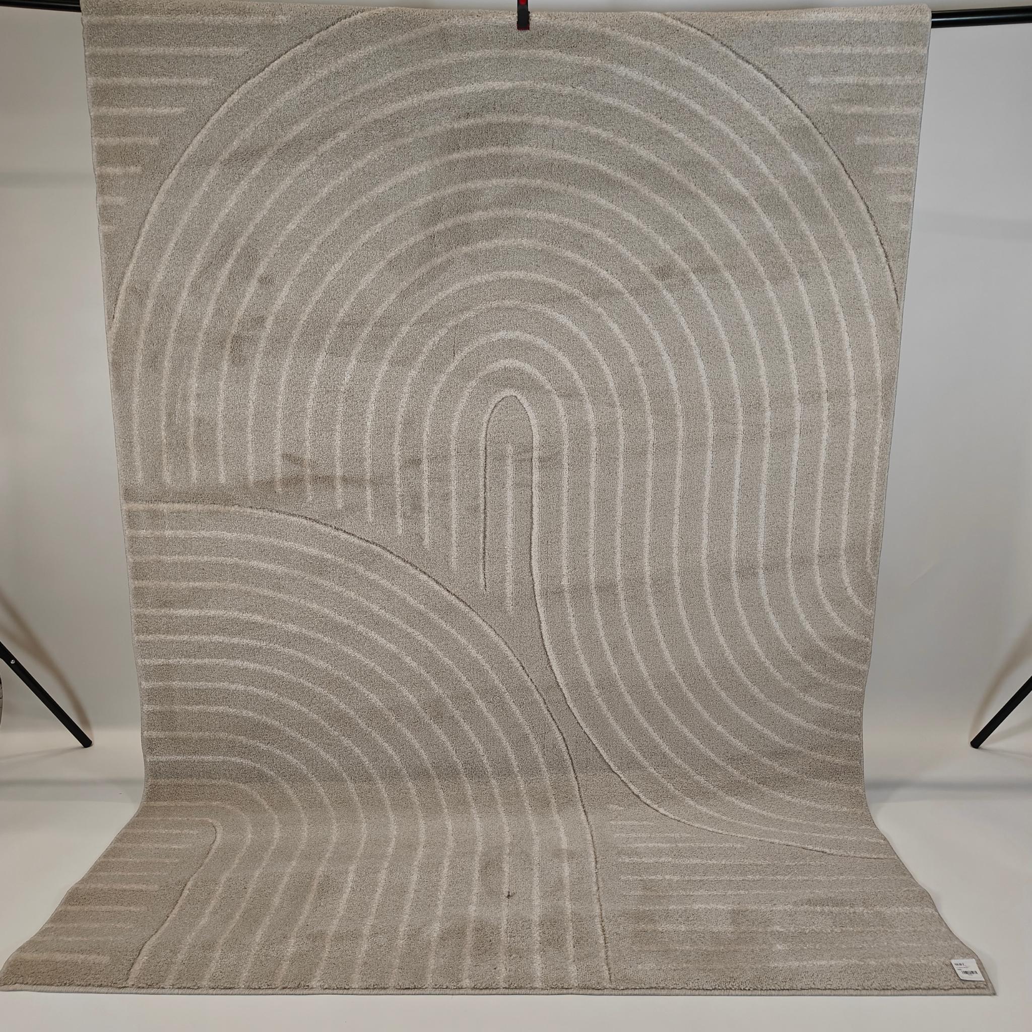 Luna lyhytnukkainen matto - harmaa