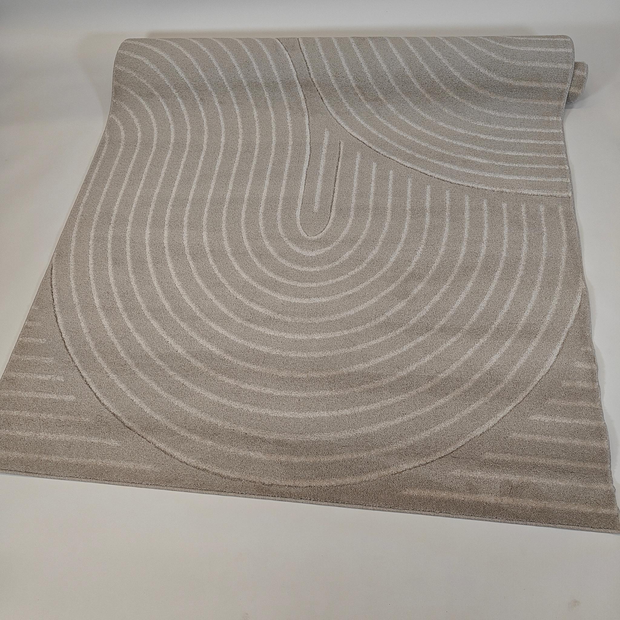 Luna lyhytnukkainen matto - harmaa