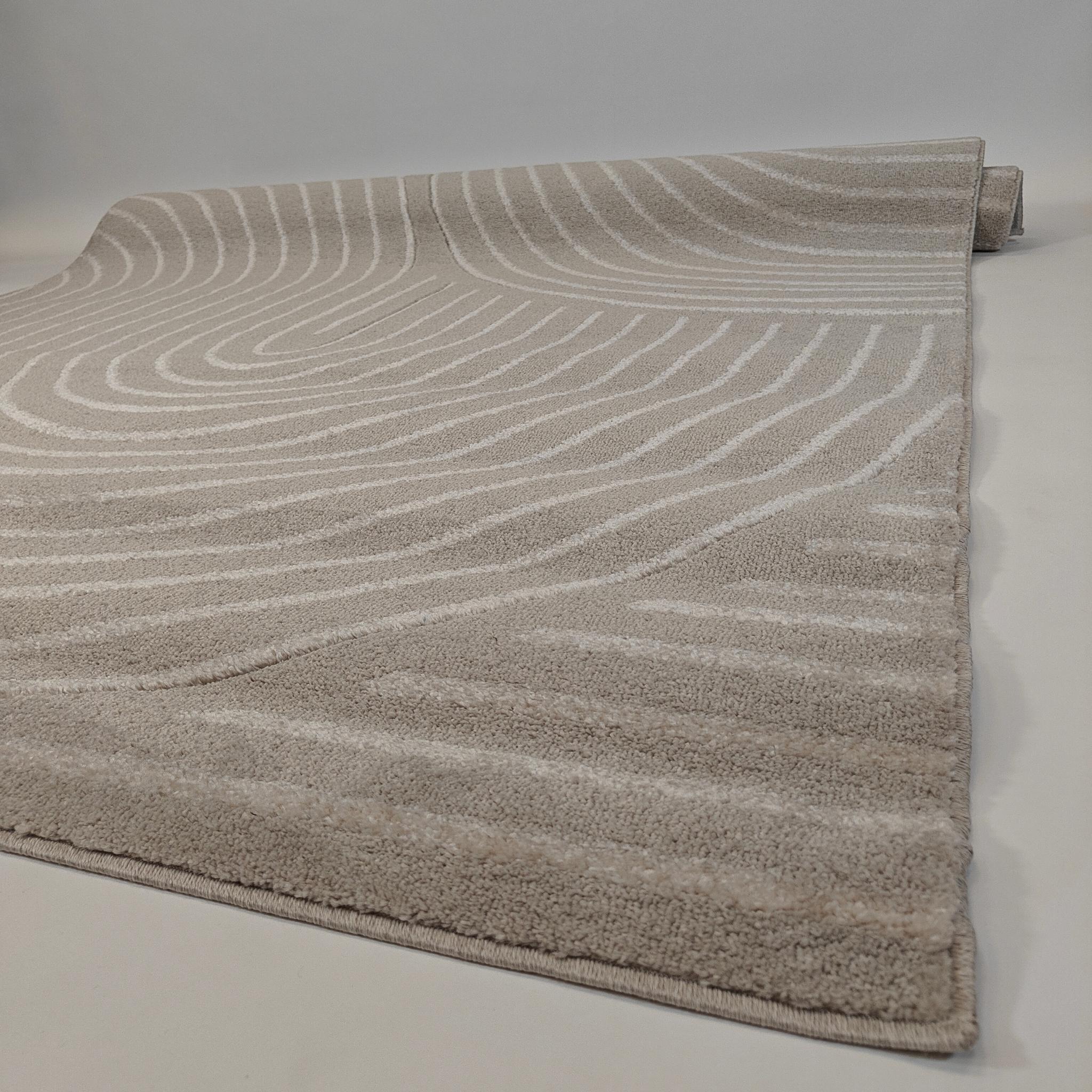 Luna lyhytnukkainen matto - harmaa