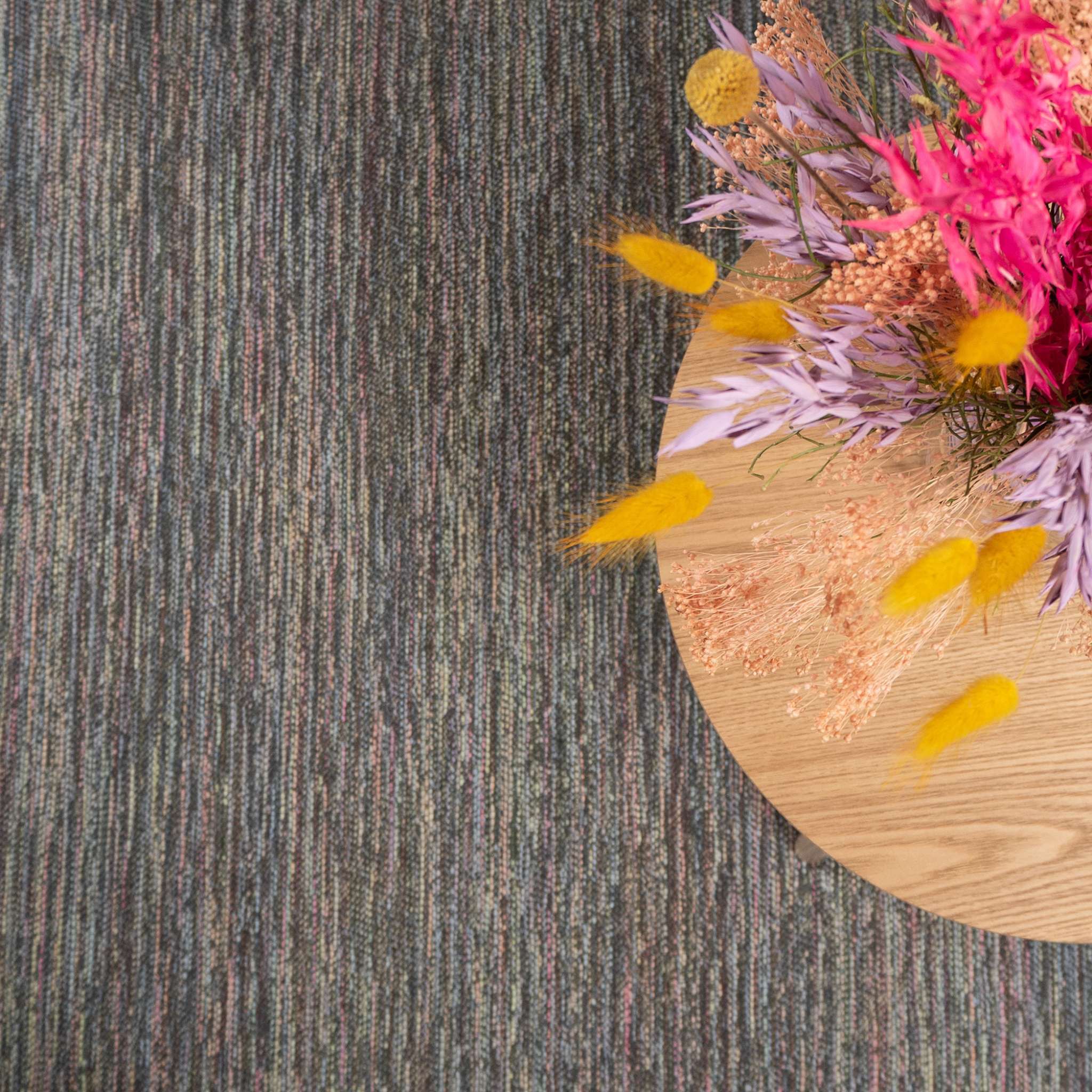 Lyon Easy-care rug - gray-colorful