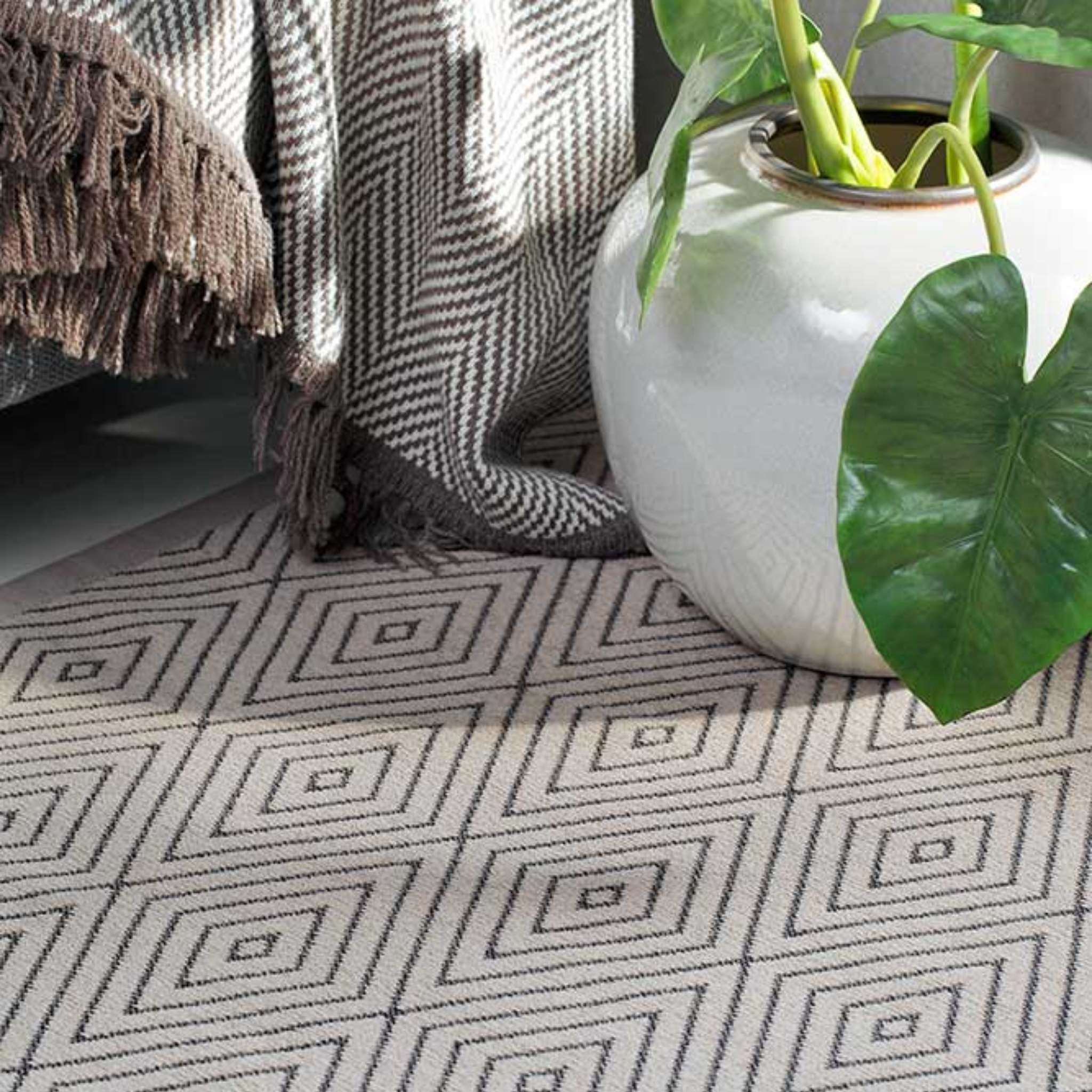 Narma KUNINGA double-sided Cotton rug Roll - Beige