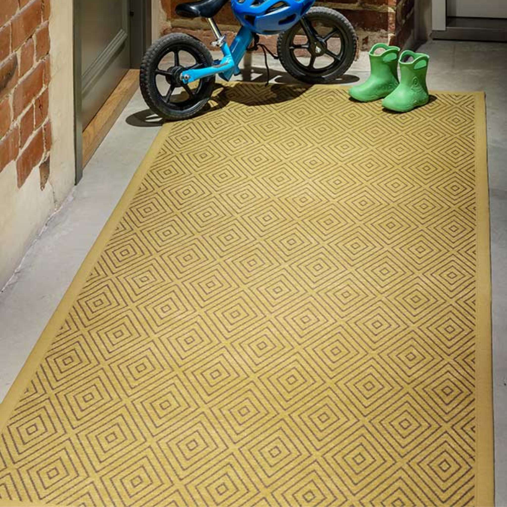 Narma KUNINGA double-sided Cotton rug Roll - Dijon