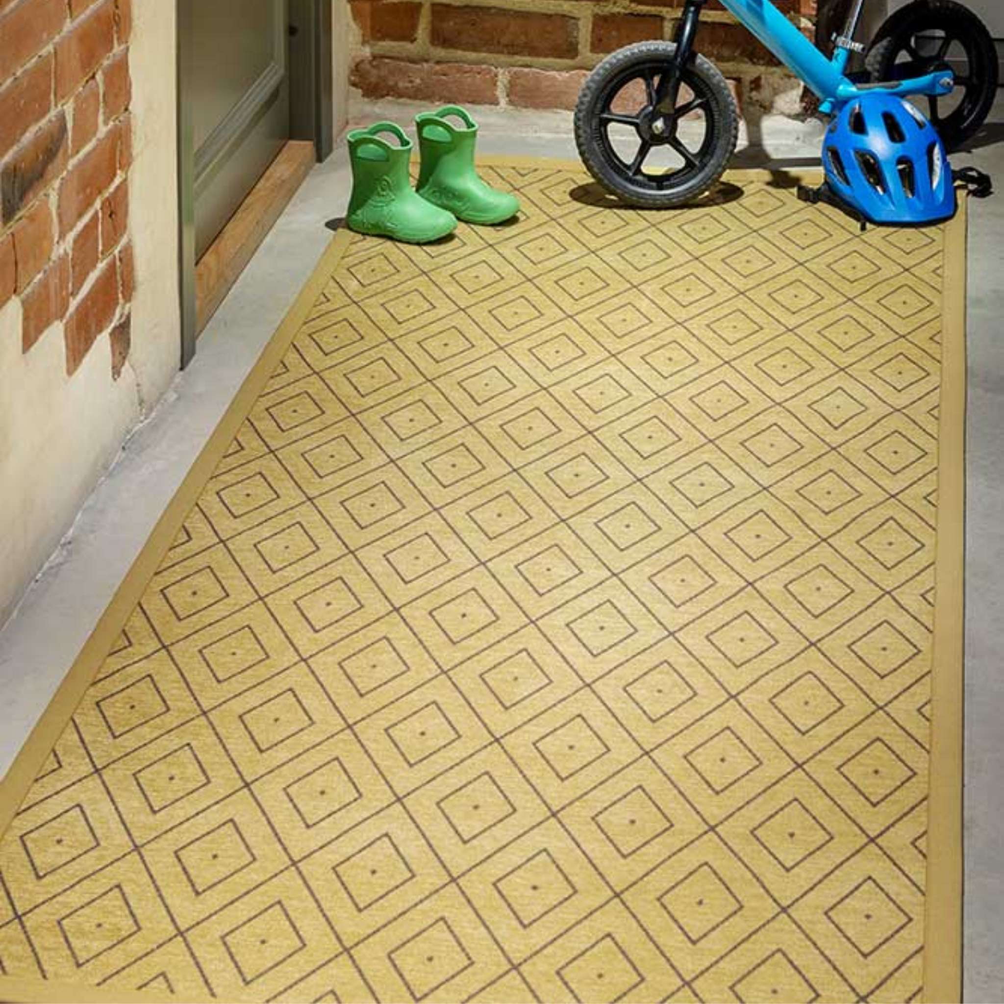 Narma KUNINGA double-sided Cotton rug Roll - Dijon