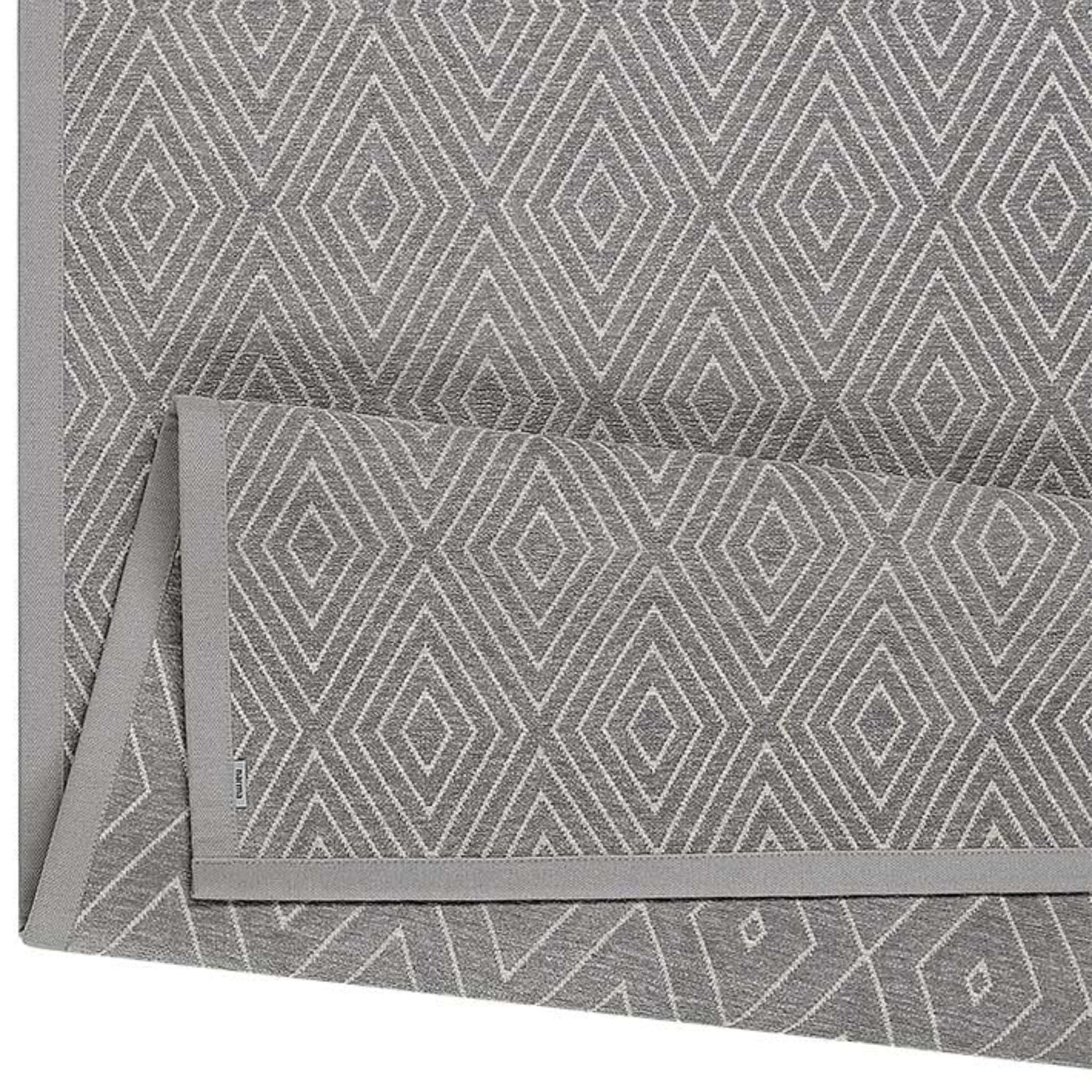 Narma KUNINGA kaksipuolinen puuvillamatto Rulla - Tummanharmaa