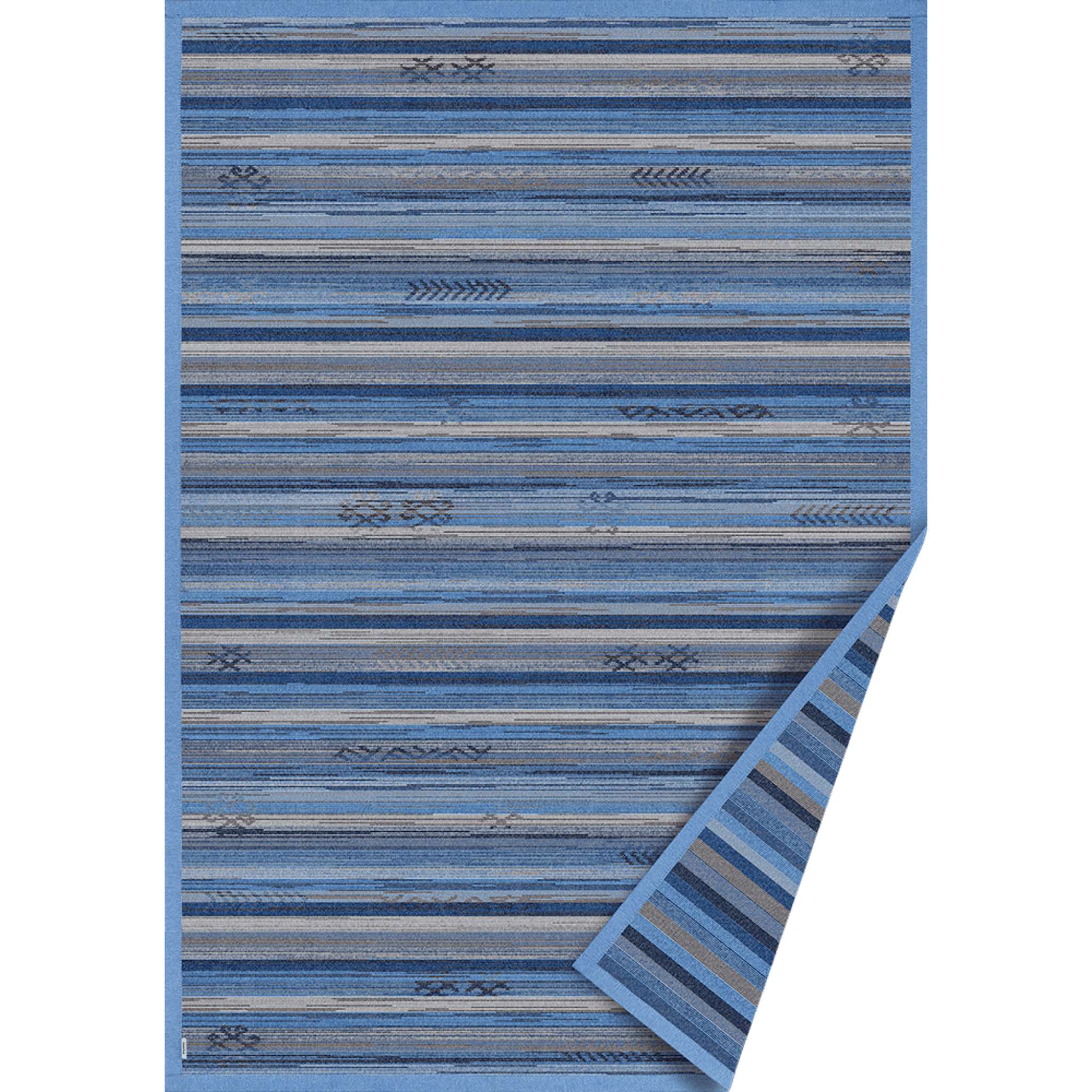 Narma LIIVA kaksipuolinen puuvillamatto - Sininen