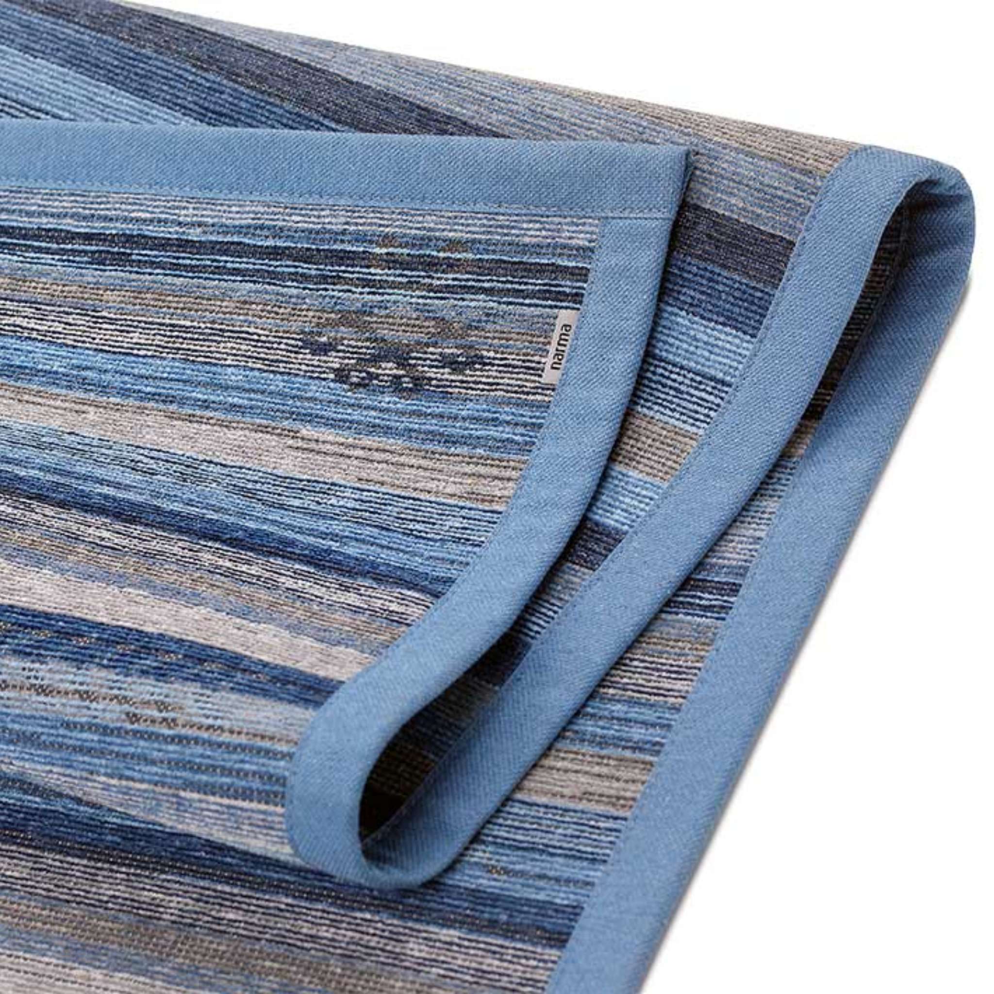 Narma LIIVA kaksipuolinen puuvillamatto - Sininen