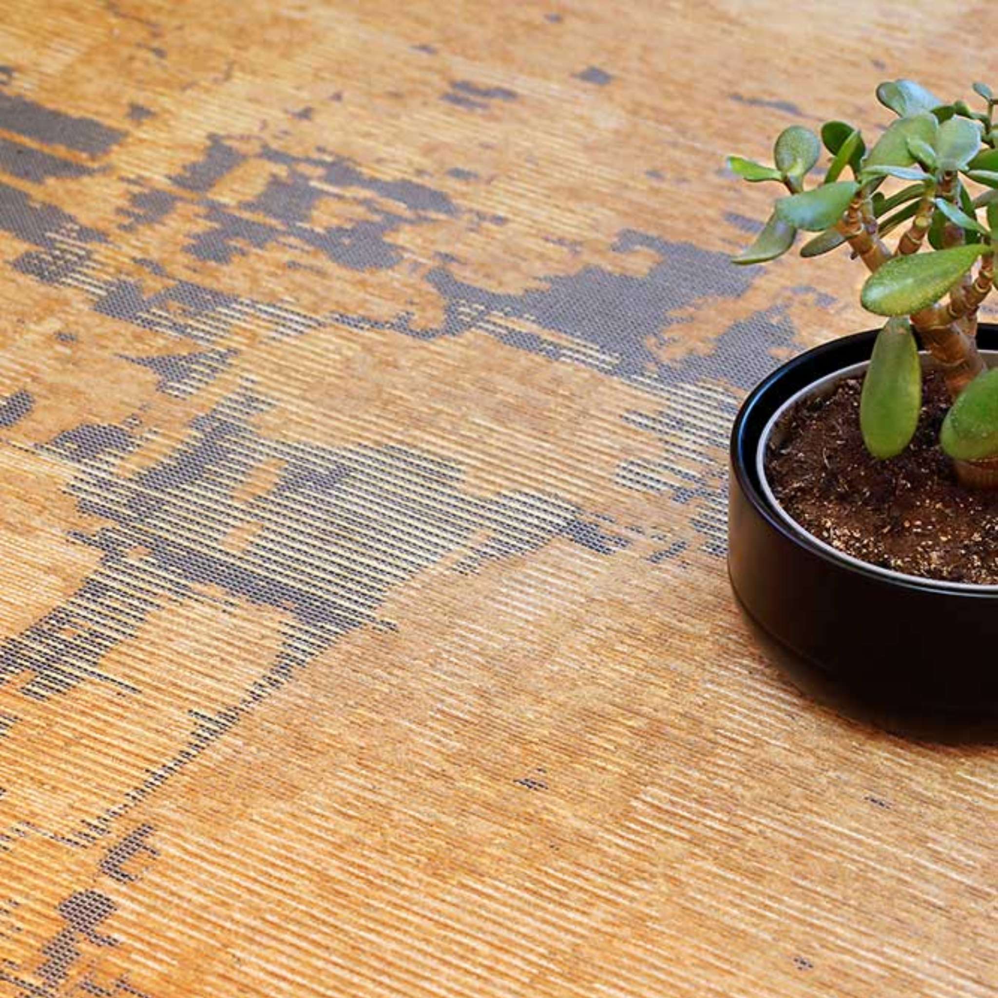 Narma NEDREMA double-sided Cotton rug Roll - Gold