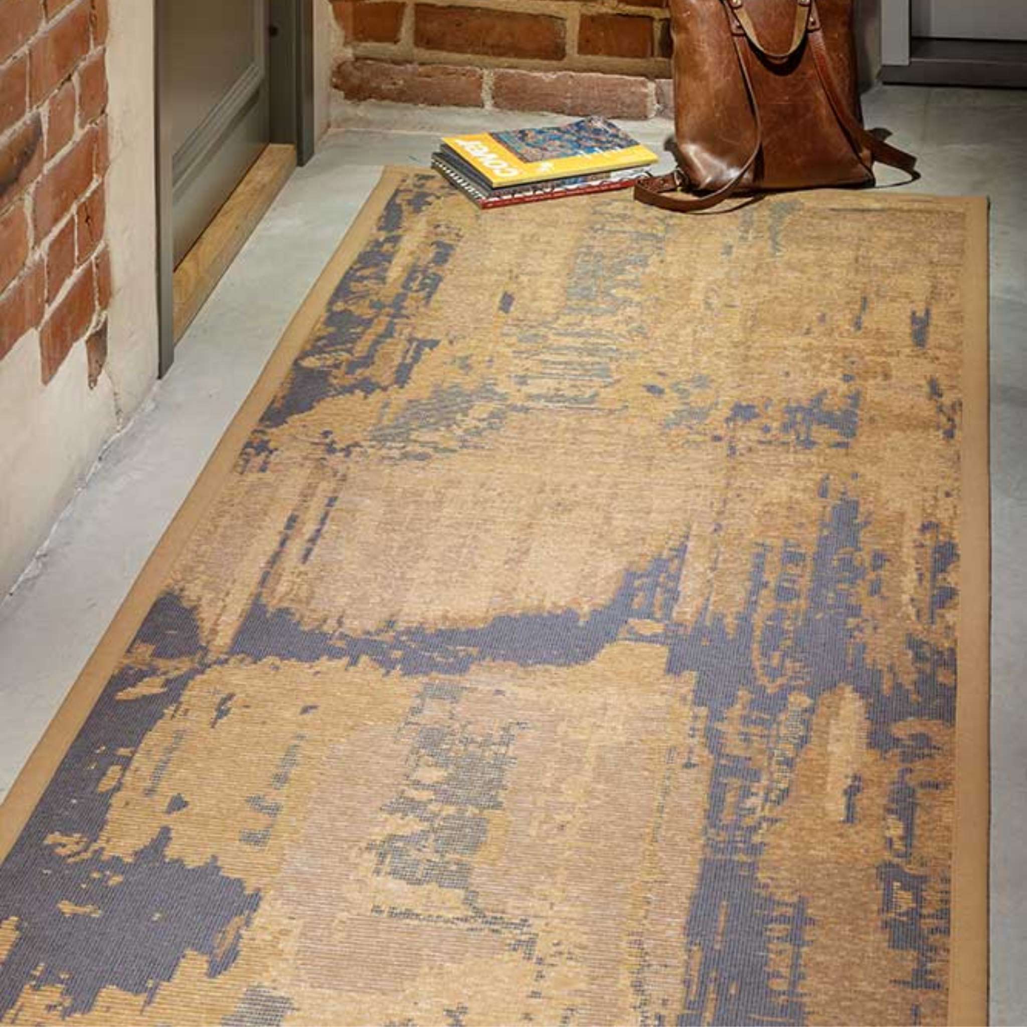 Narma NEDREMA double-sided Cotton rug Roll - Gold