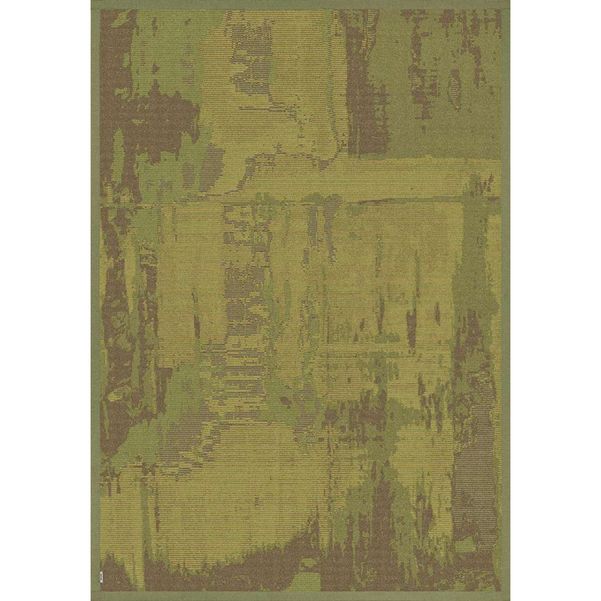 Narma NEDREMA double-sided Cotton rug - Olive