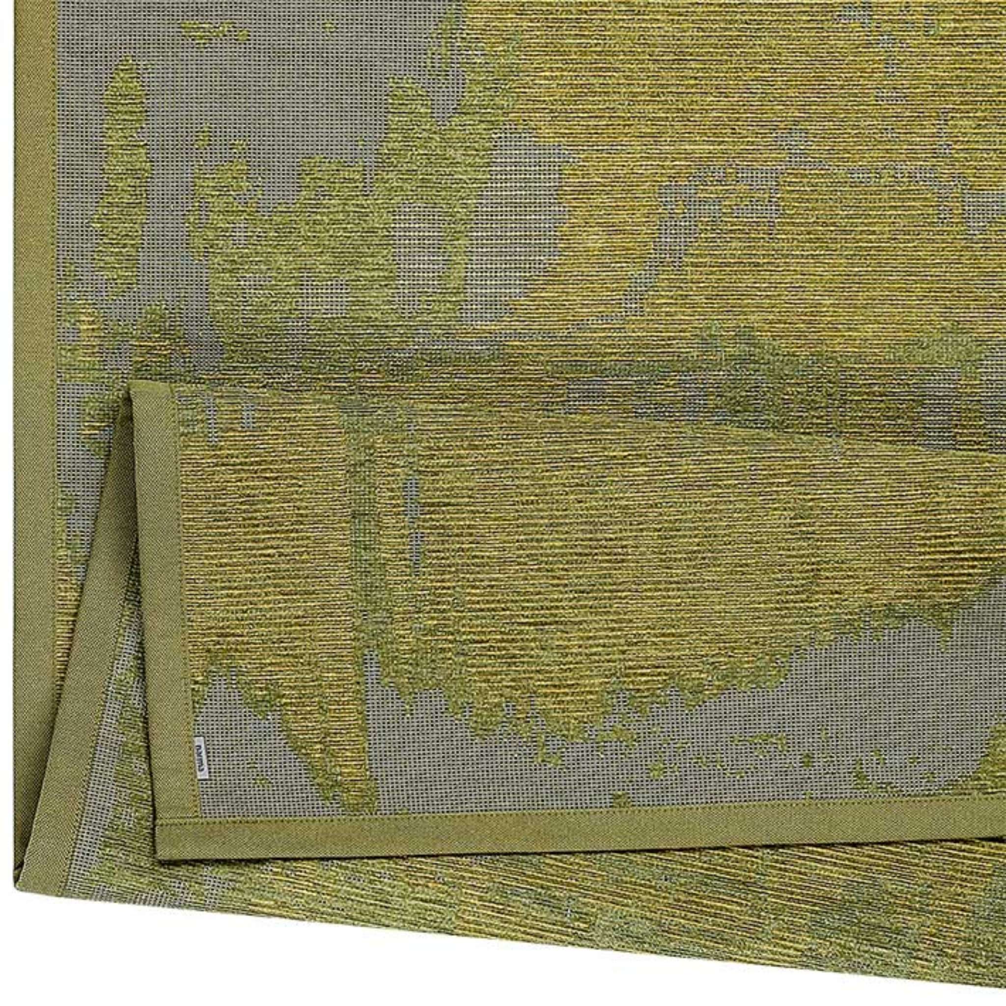 Narma NEDREMA double-sided Cotton rug - Olive