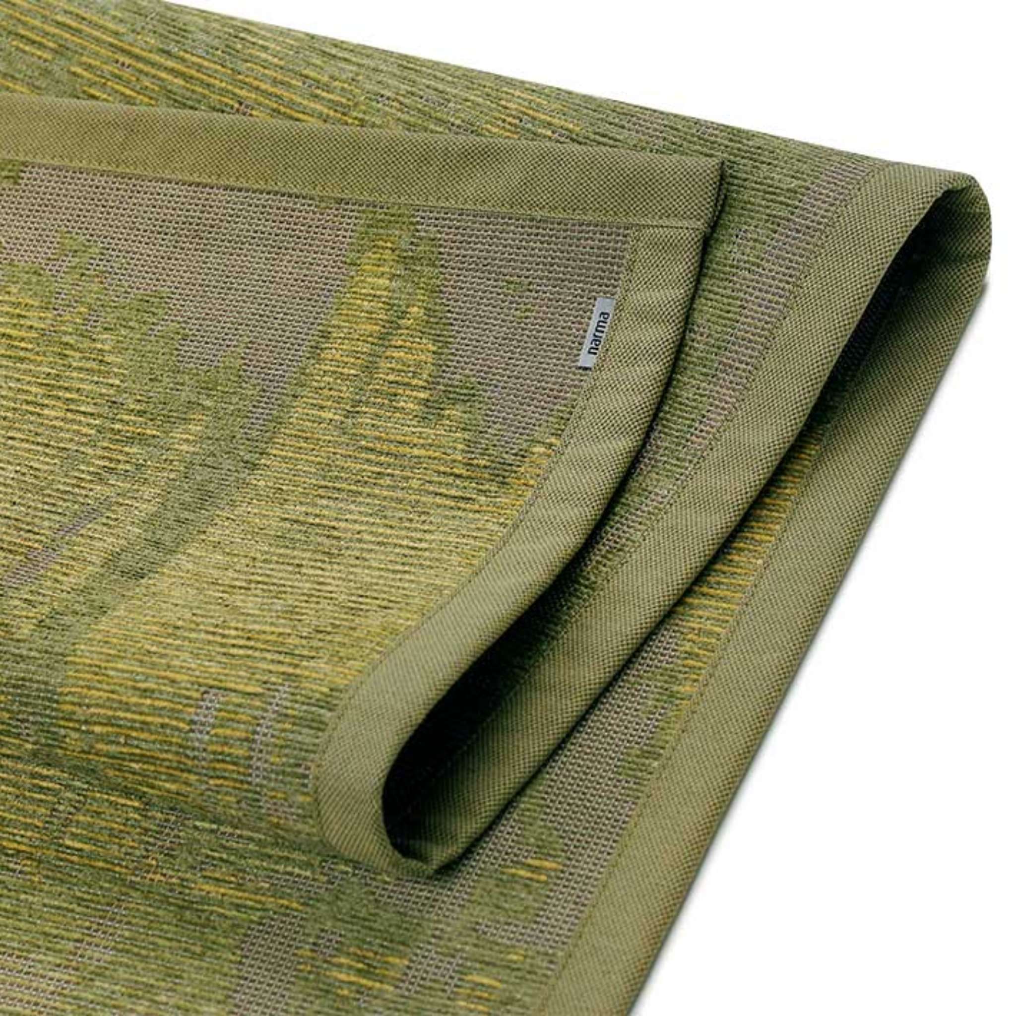 Narma NEDREMA double-sided Cotton rug - Olive