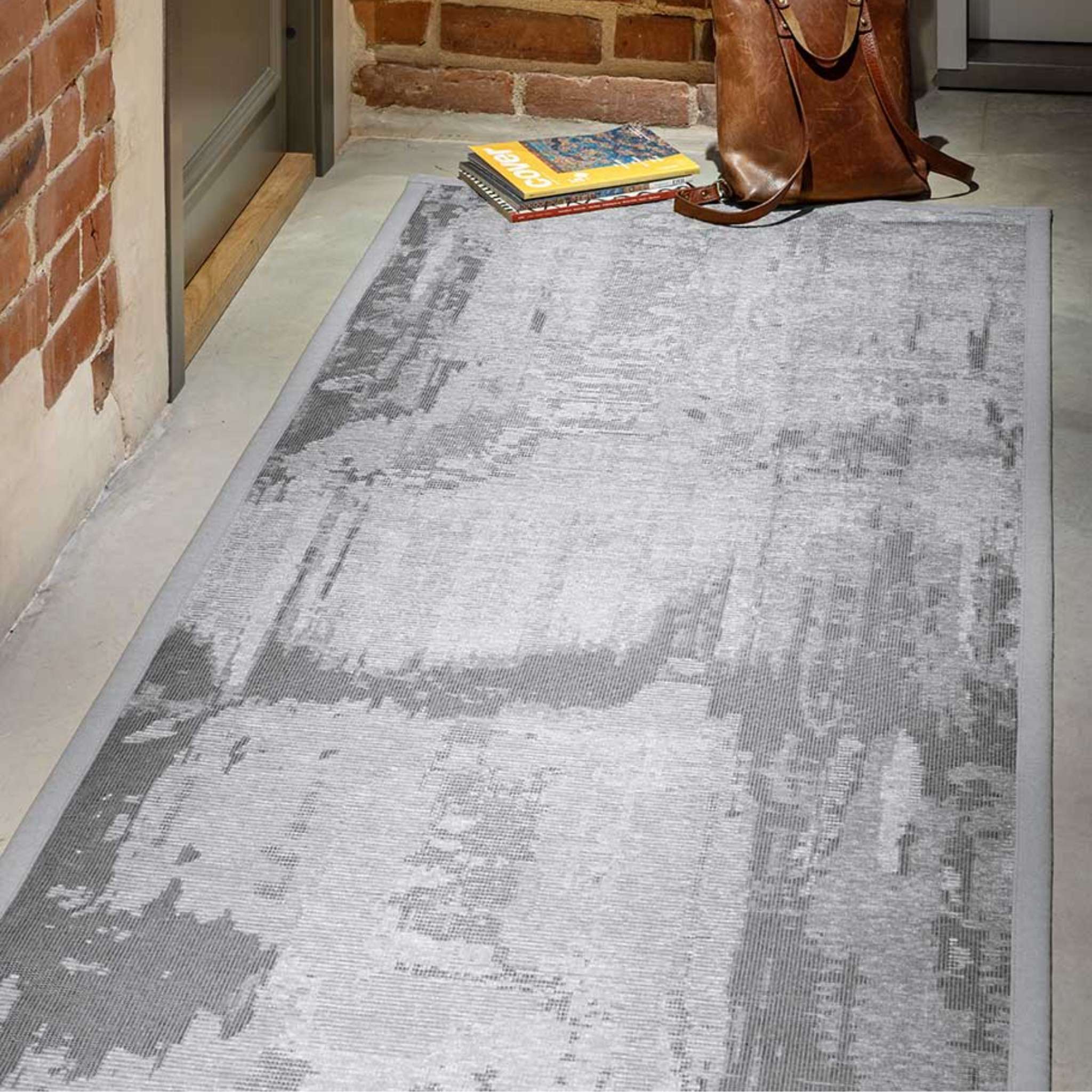 Narma NEDREMA double-sided Cotton rug Roll - Silver