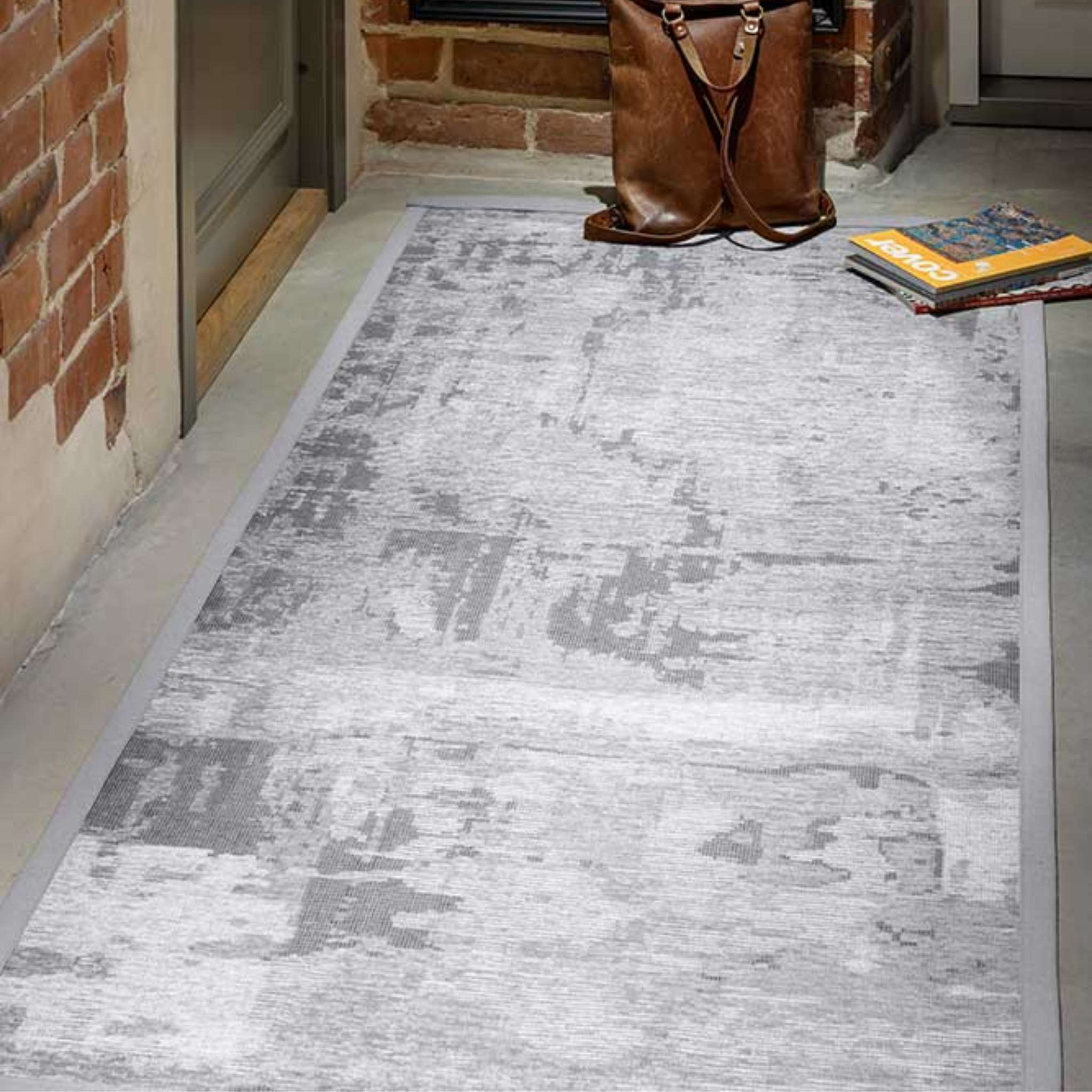 Narma NEDREMA double-sided Cotton rug Roll - Silver