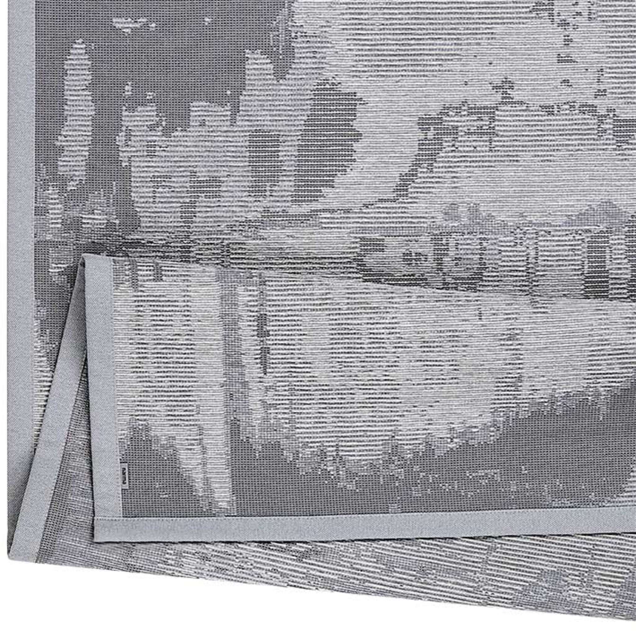 Narma NEDREMA double-sided Cotton rug Roll - Silver