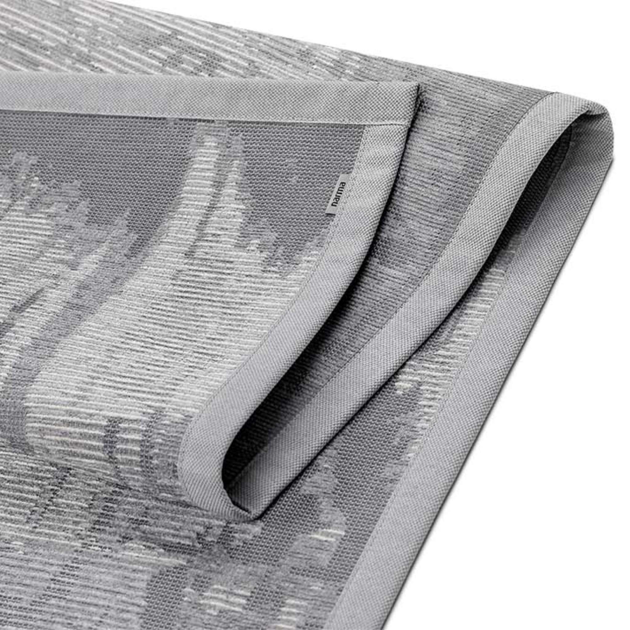 Narma NEDREMA double-sided Cotton rug Roll - Silver