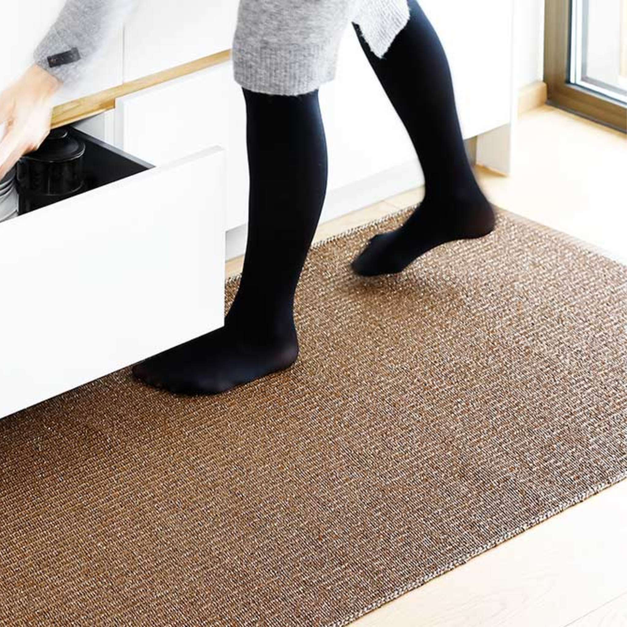 Narma NEVE Vinyl rug Roll - Brown