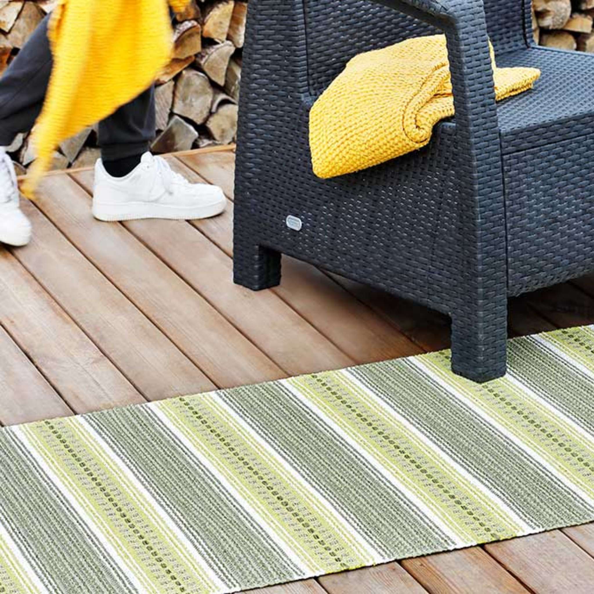 Narma RUNÖ Vinyl rug Roll - Olive