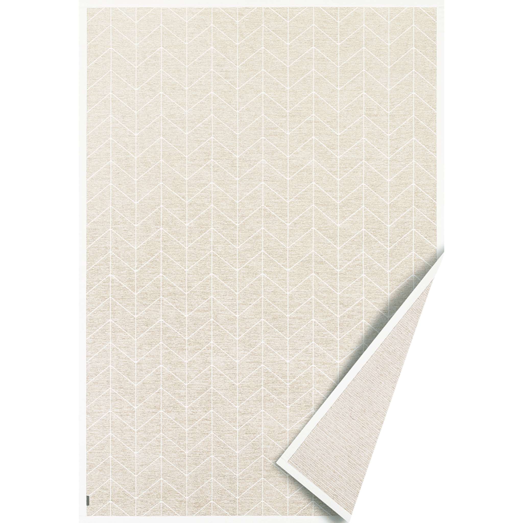 Narma TALI double-sided Cotton rug Roll - White
