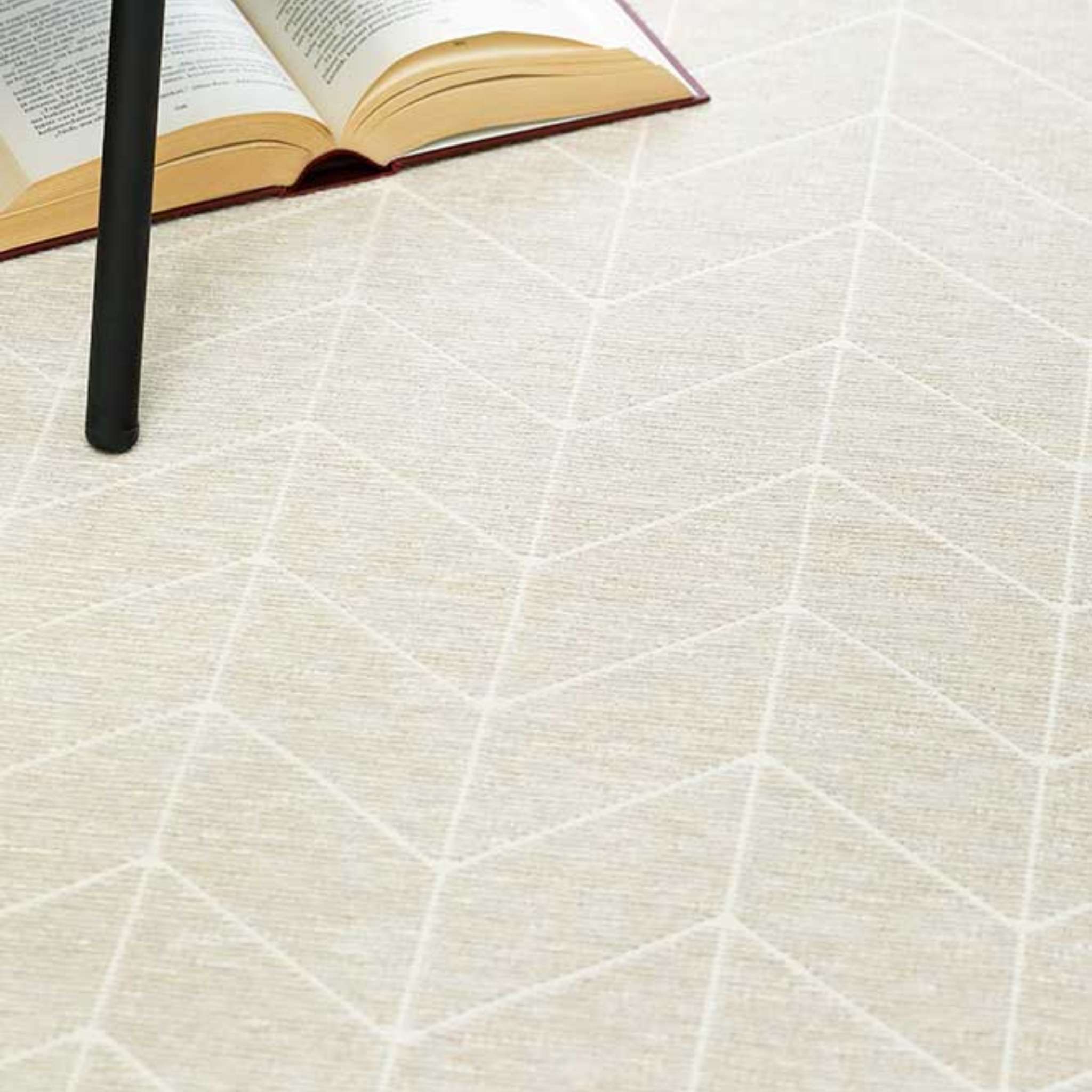 Narma TALI double-sided Cotton rug Roll - White