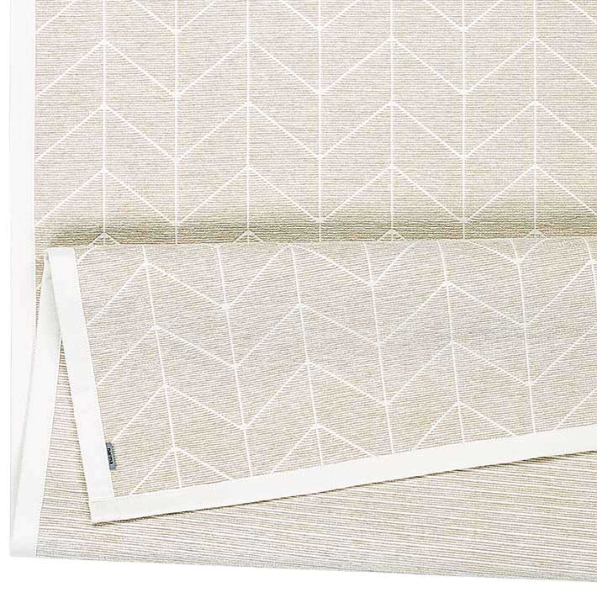 Narma TALI double-sided Cotton rug Roll - White