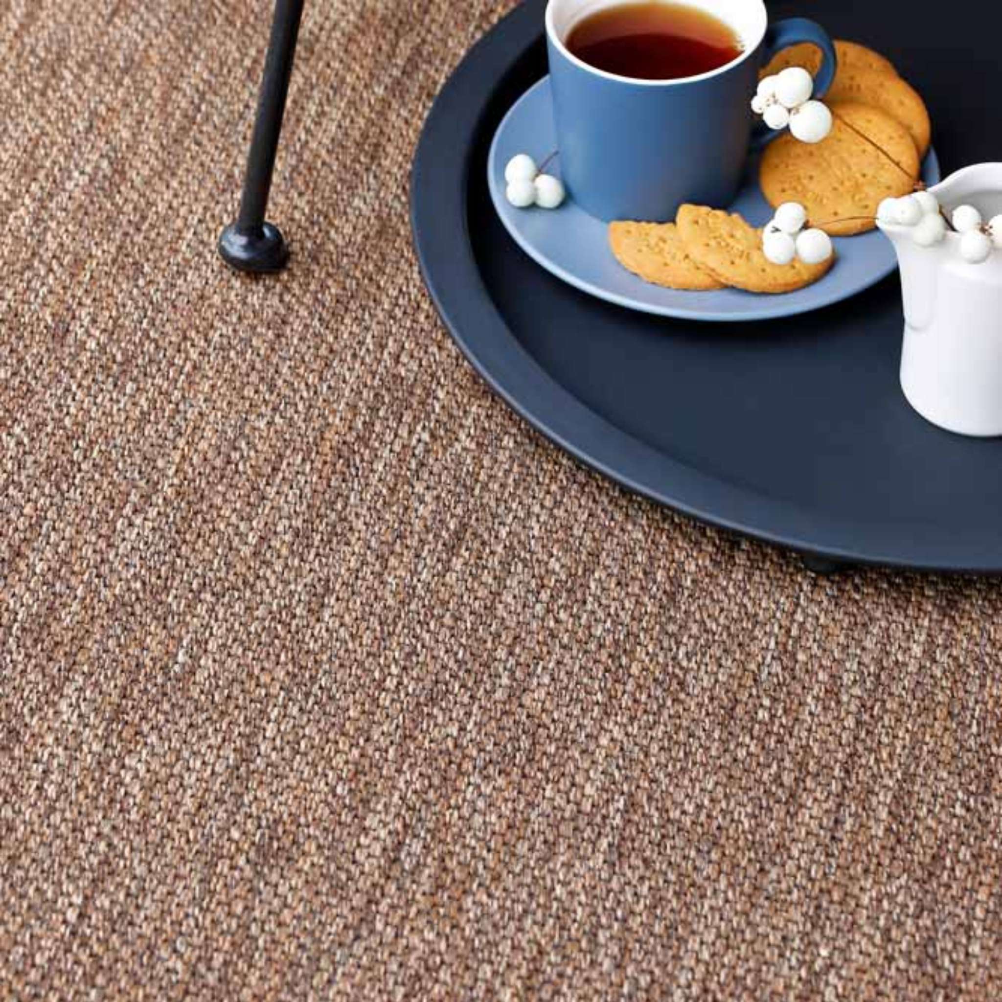 Narma VAGABOND sileäksi kudottu matto - caramel